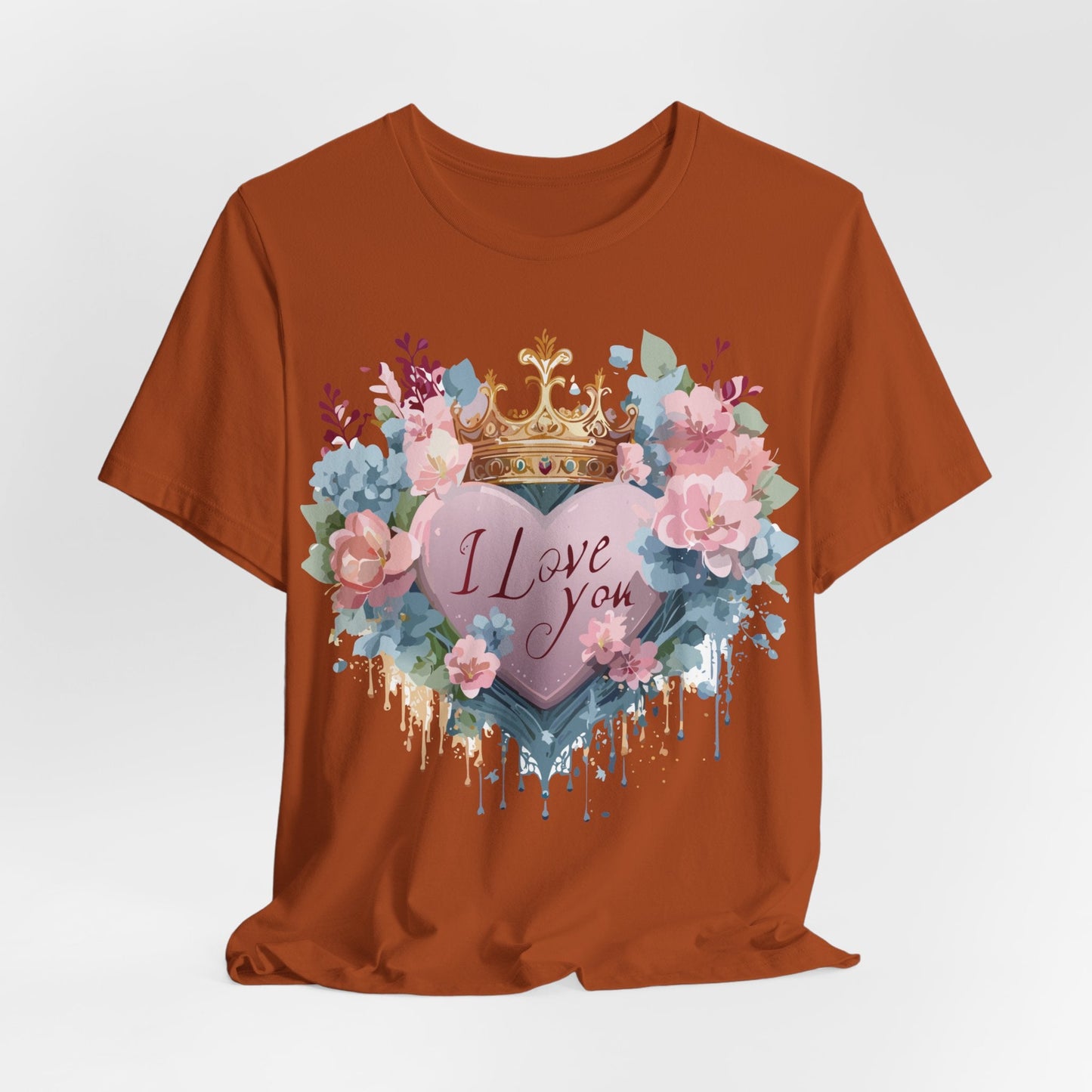 Valentine Graphic Tee Unisex Short Sleeve Jersey Shirt Adelpha Vintage Art Design