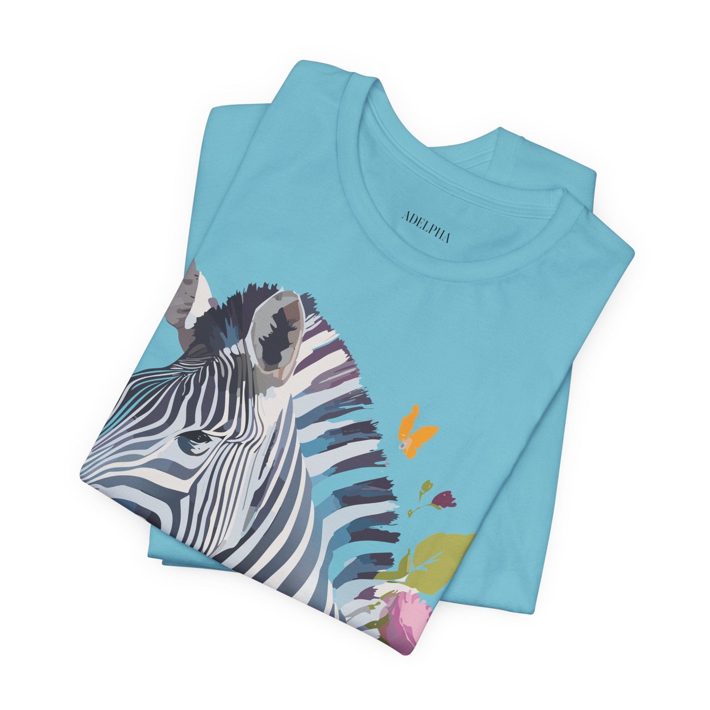 Adelpha Zebra Graphic Tee Unisex Short Sleeve Shirt Vintage Inspired Artwork Limited Edition