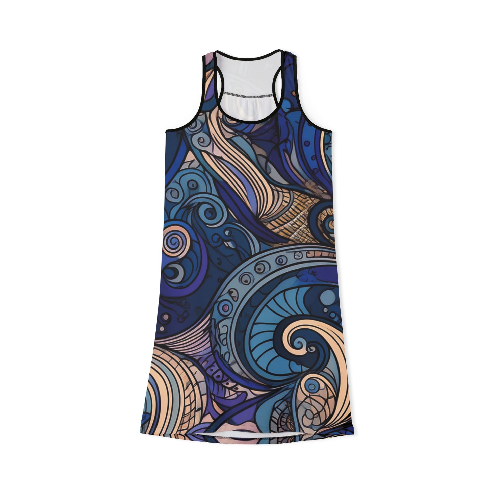 Abstract Print Dress - PPU BEST