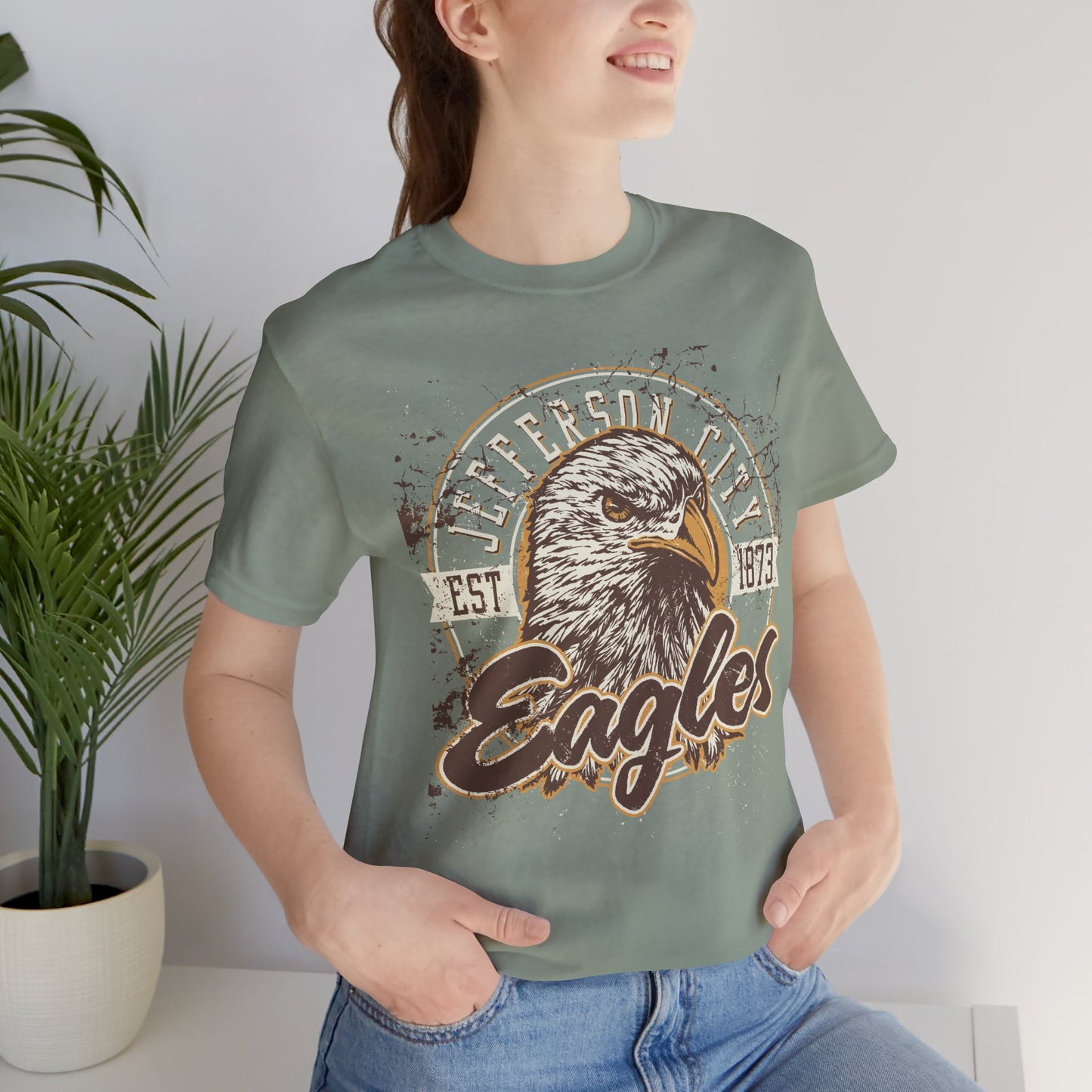 Sports Team Vintage Tee, Football Graphic T-Shirt, Eagle Graphic T-Shirt, Vintage Shirt, Design Football Tees