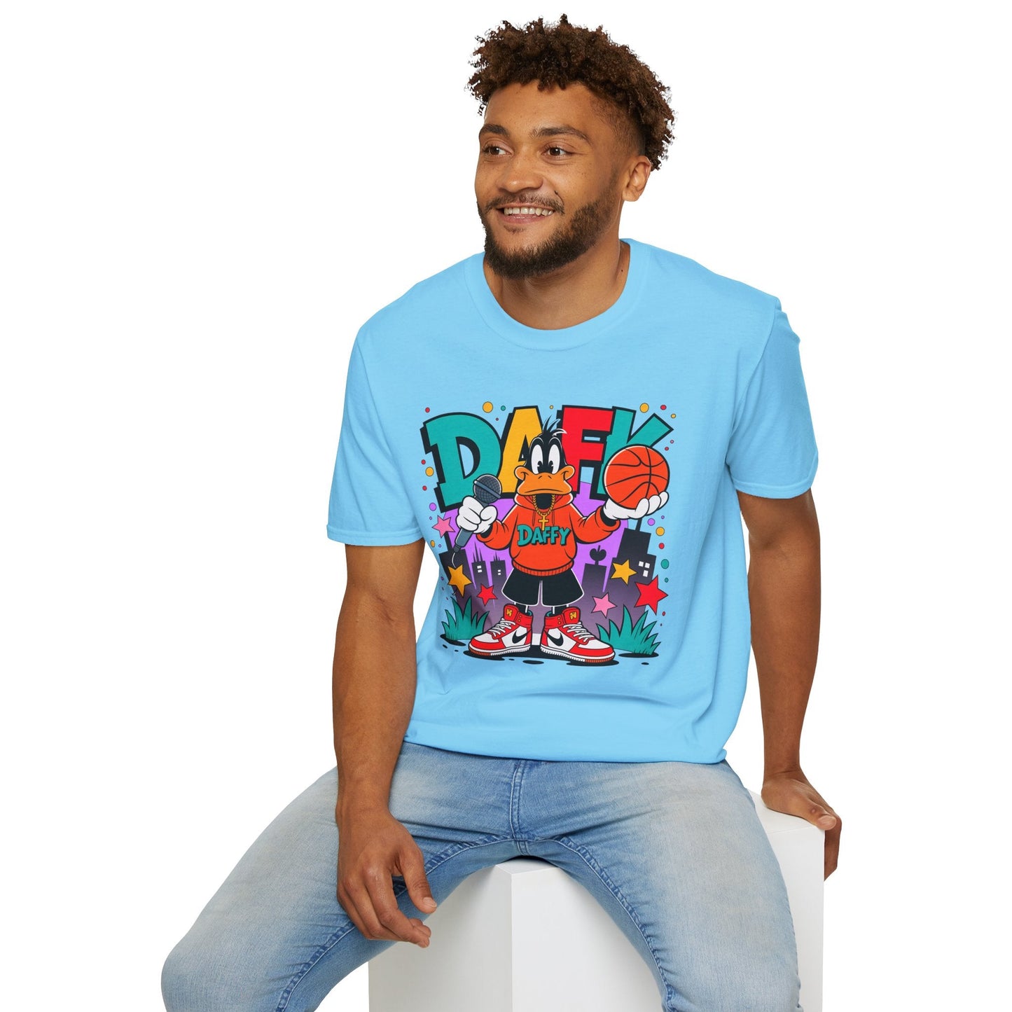 Funny Animals Cartoon T Shirt Unisex Graphic Tee Animation Shirt Softstyle Cotton