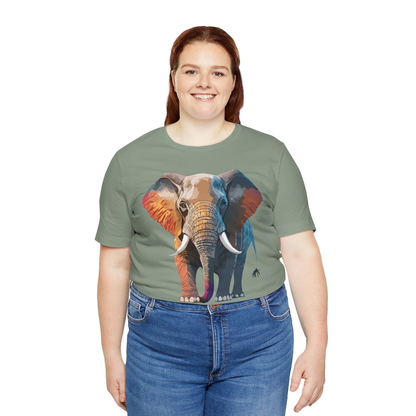 Unisex Animal Shirt With Animals Art Design Graphic Tee Short Sleeve Wild Animals