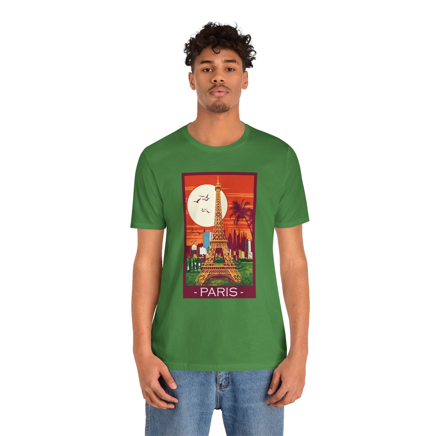 Retro Poster Paris Graphic Design Tee, Paris Shirt, Vintage Tees, Art Design T-Shirt, Graphic Tee, Retro Art Shirts