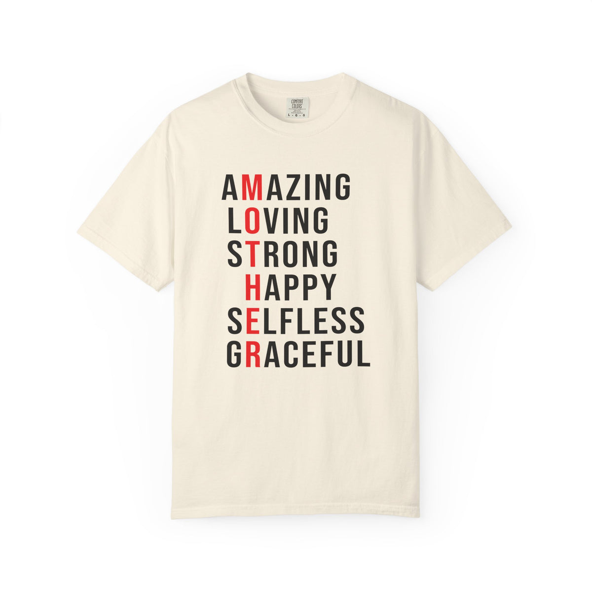 Mom T-shirt Mother's Day Mama Tee Unisex Comfort Colors Garment-Dyed Cotton h14