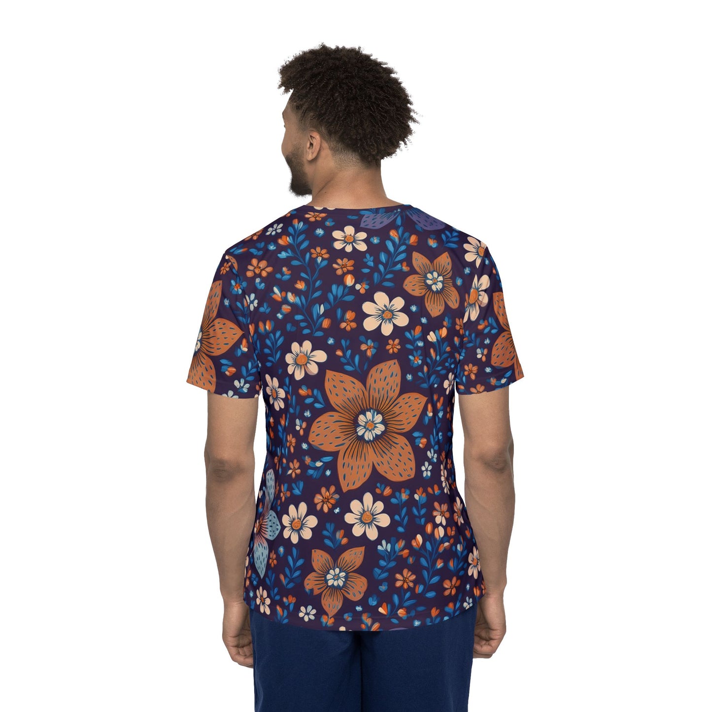 Unisex Floral Shirt, Floral Tee Shirt, Floral T-Shirt, T Shirt with Flowers 6