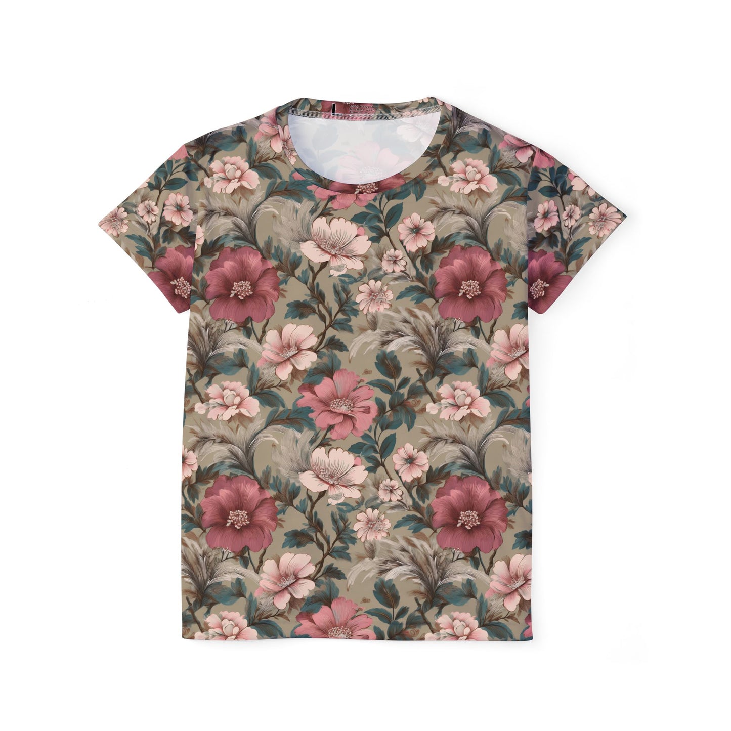 Women Poly Shirt with Floral Print F281