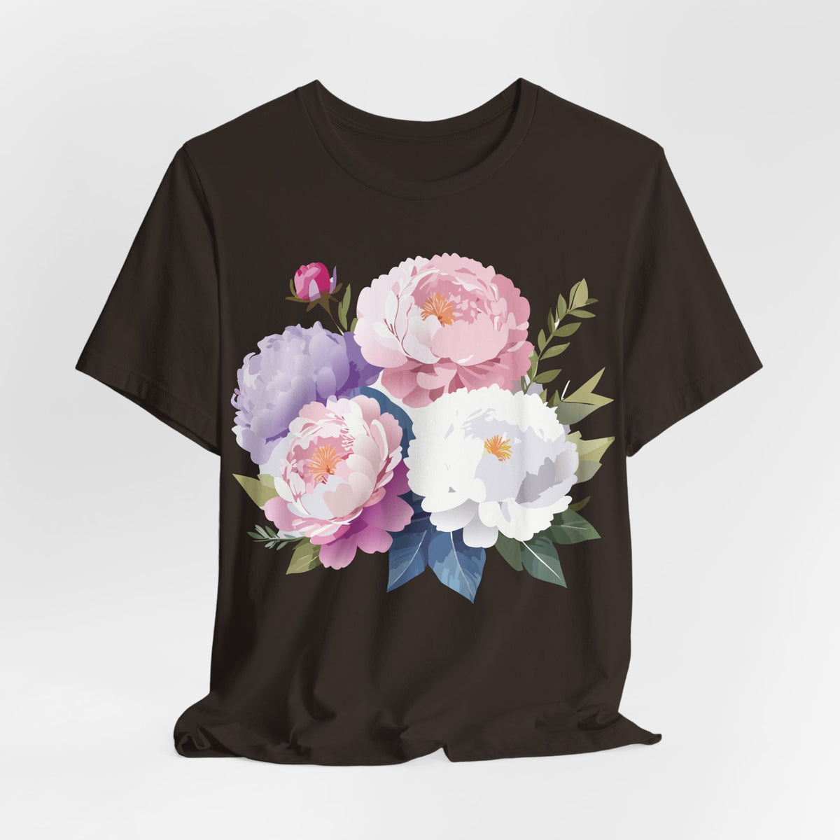 Floral Graphic Tee Shirt - Bella+Canvas Unisex 100 Cotton 36