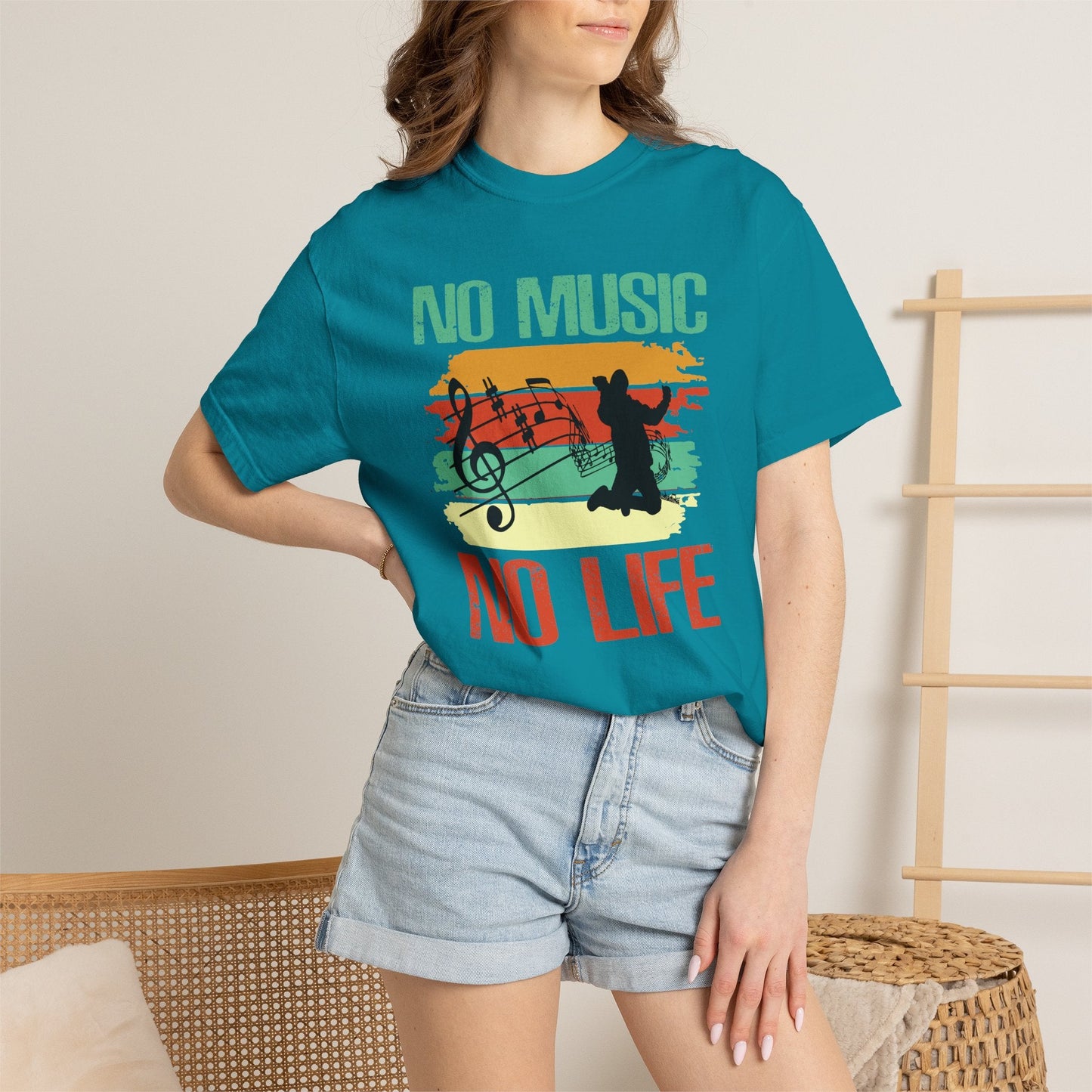 Music Graphic Design Unisex Cotton T-shirt 020