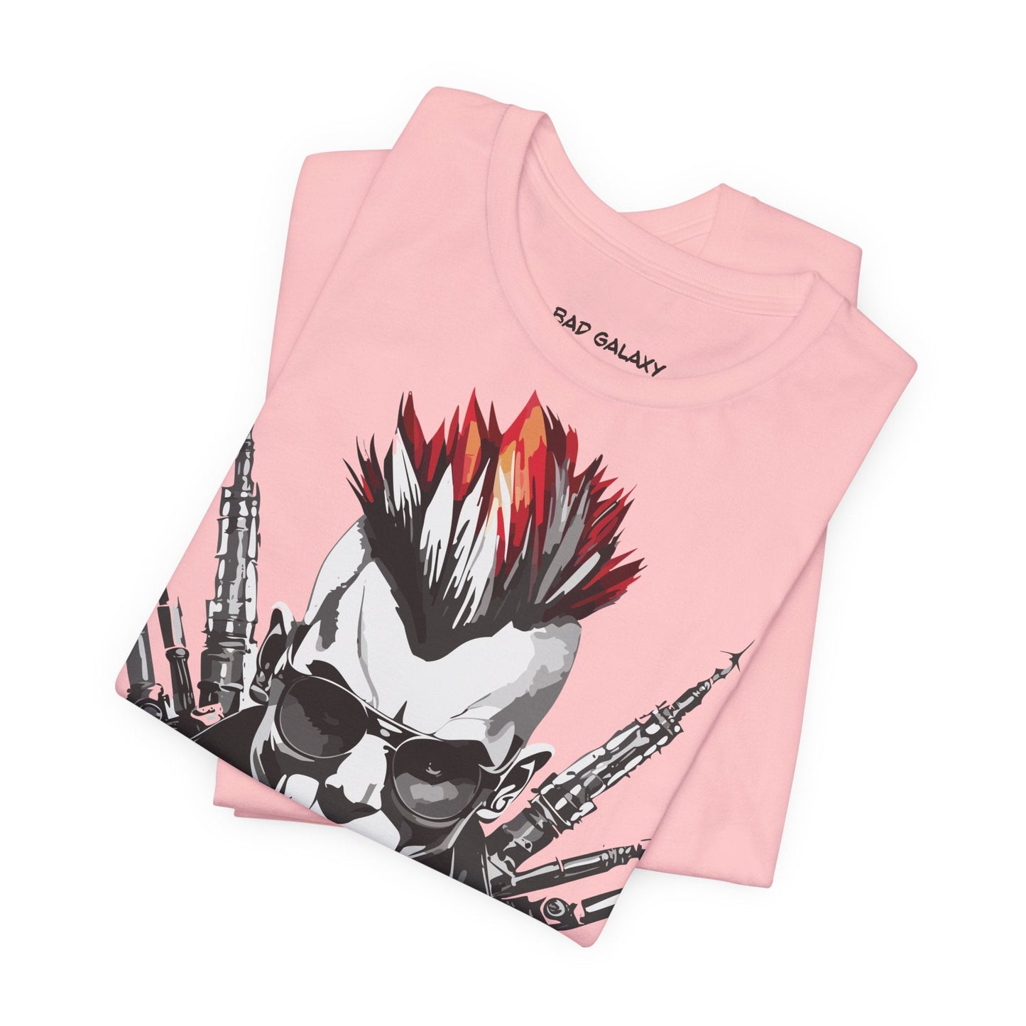 Punk Rock Tee Shirt Made To Order 100 Percent Cotton Lightweight Printed In USA Free Shipping