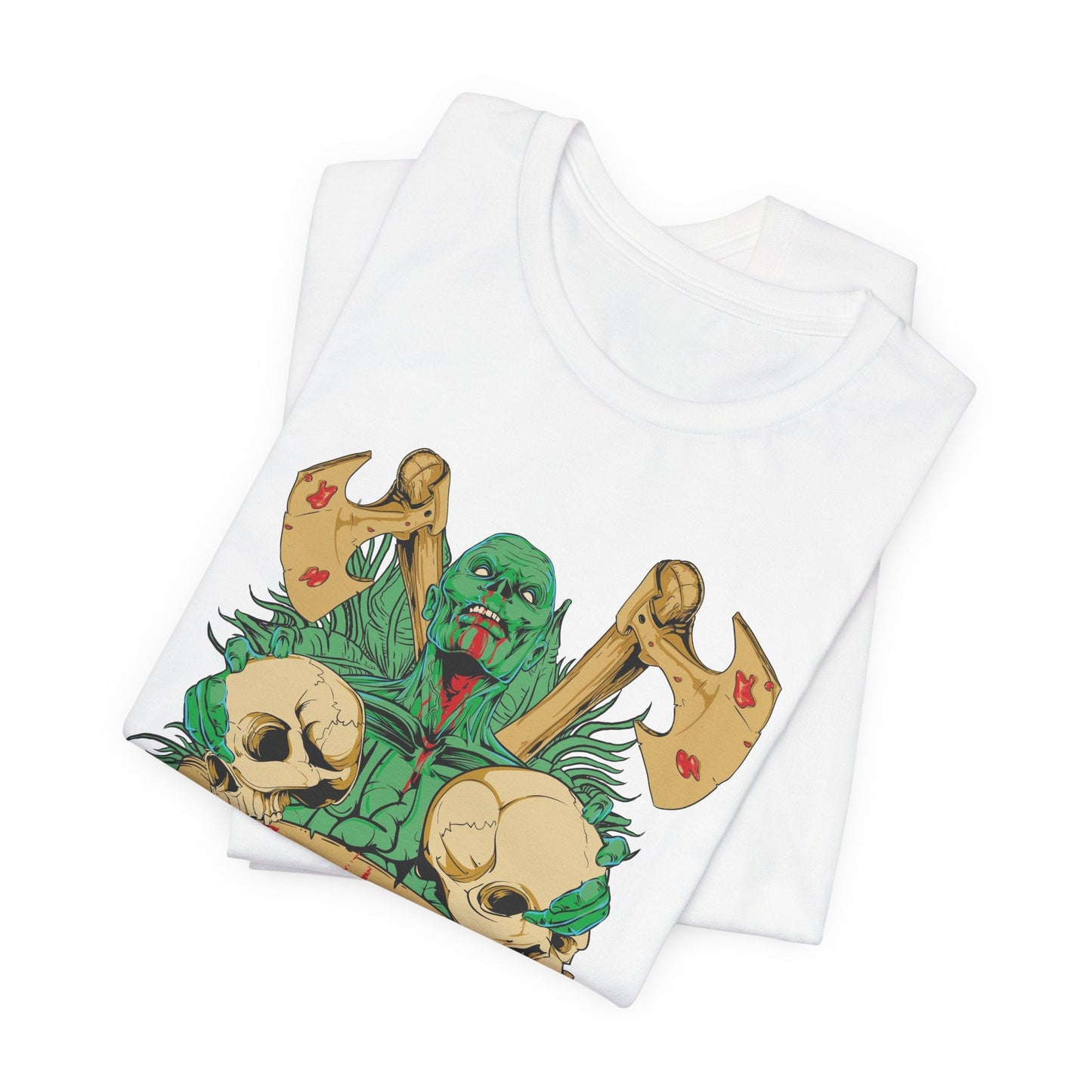 Cthulhu Skull Axes Testimony Tee Lovecraft Horror Mythos Shirt Art-42