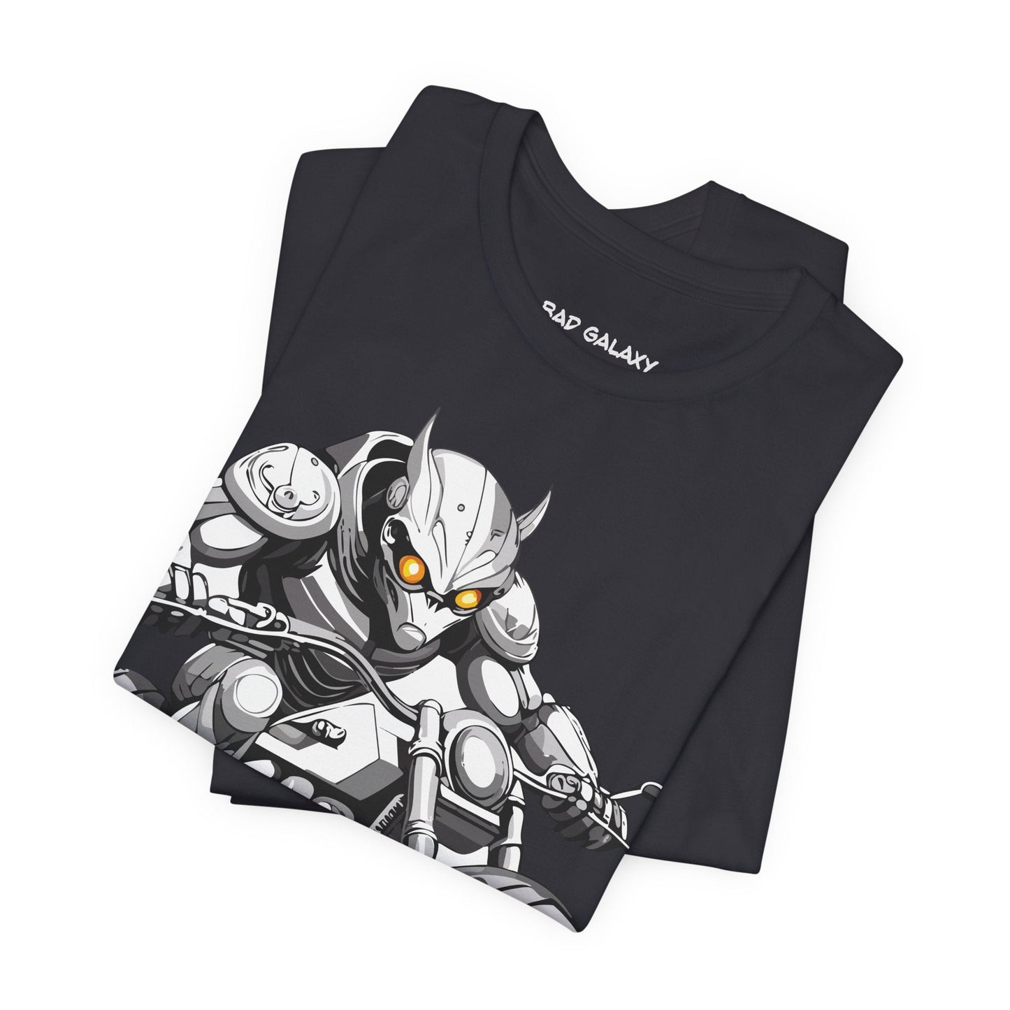 Tee Shirt With Alien From Bad Galaxy 100 Percent Cotton Lightweight Made In USA Eco Friendly Inks