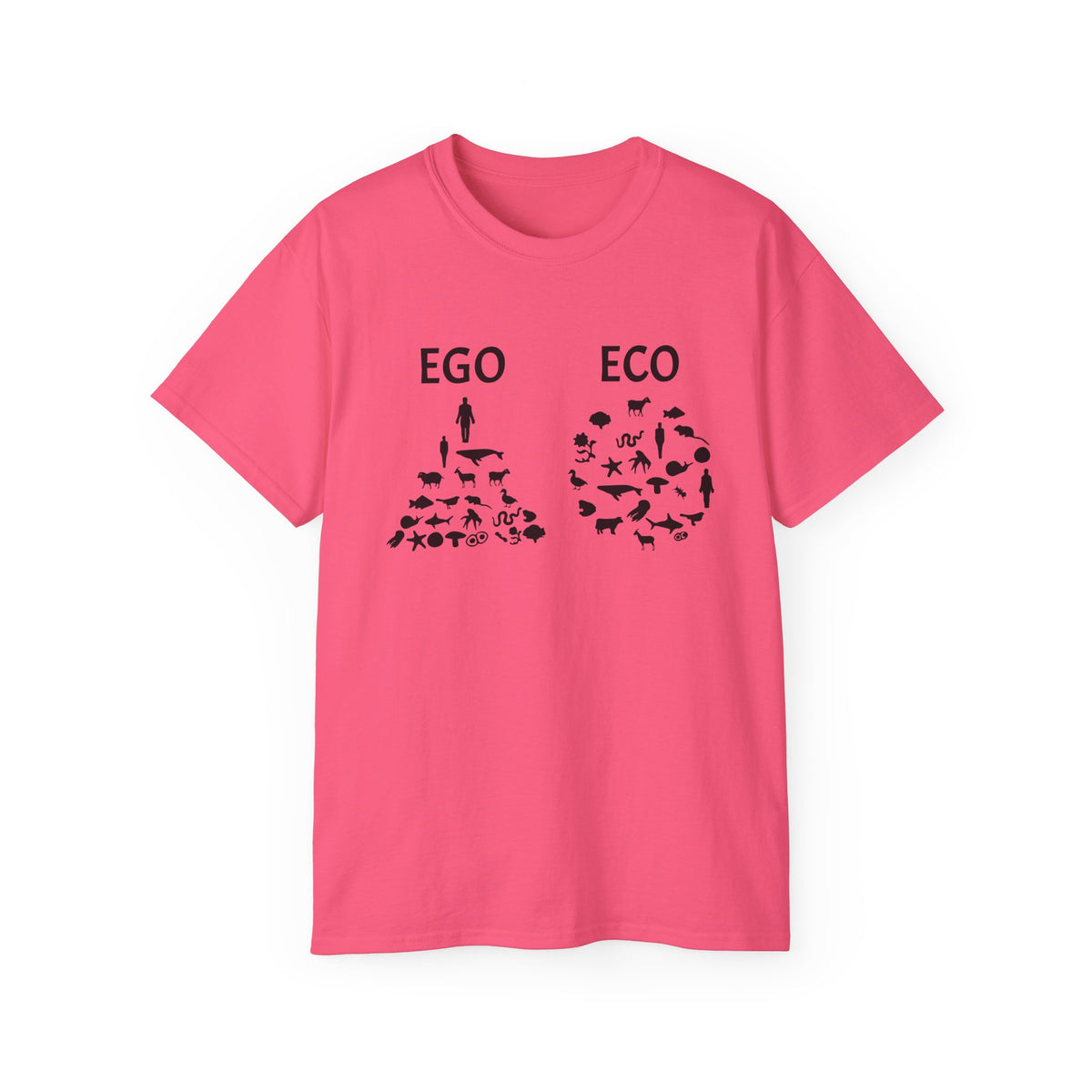 EGO vs ECO graphic tee | Environmental conservation shirt