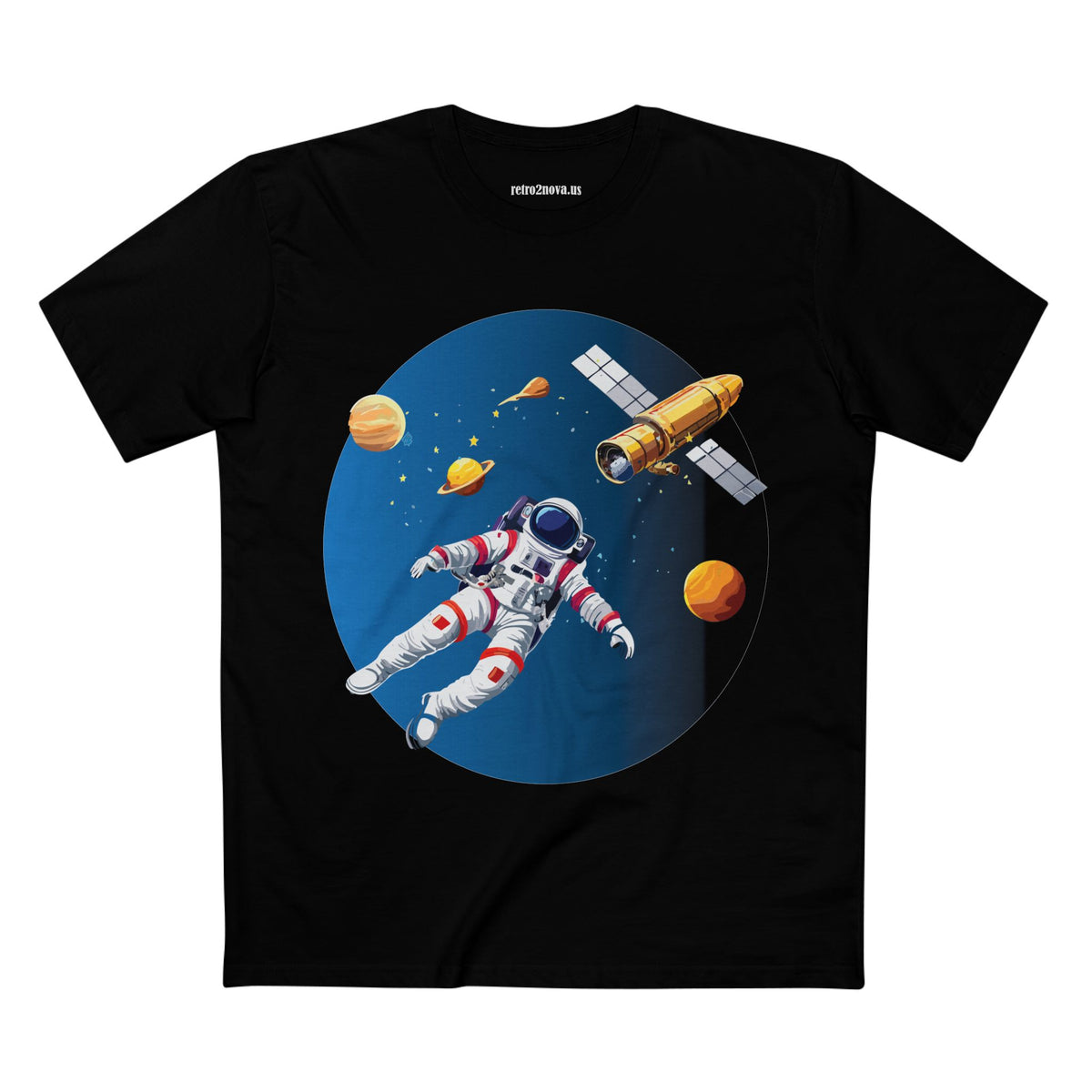 Cosmos Astronaut Graphic Tee Staple Unisex 100 Cotton Tee Shirt - CS-20