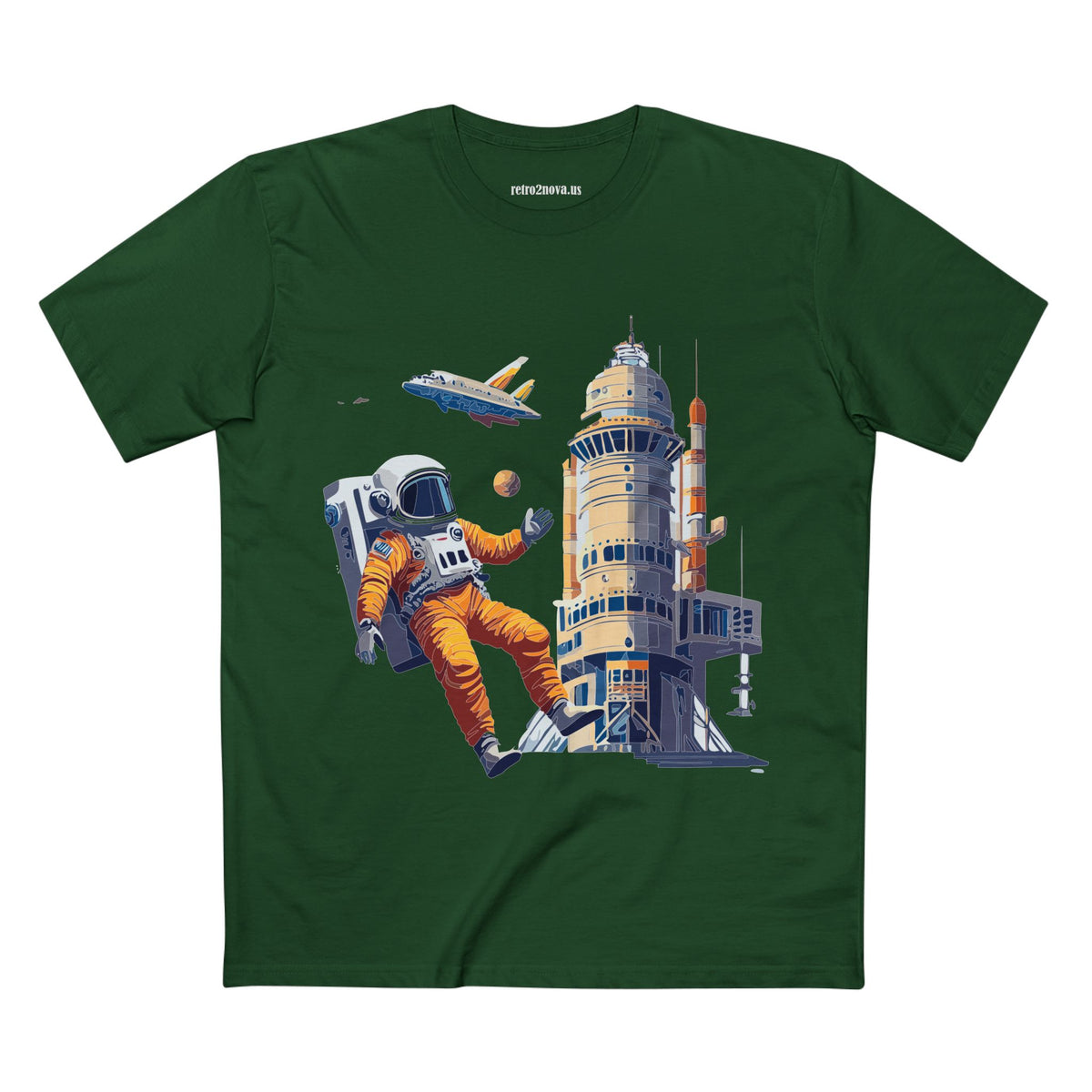 Cosmos Astronaut Graphic Tee Staple Unisex 100 Cotton Tee Shirt - CS-32