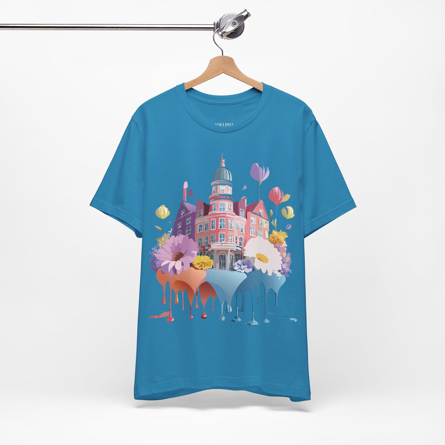 Amsterdam Tourist Shirt Unisex Graphic Tee With Vintage Adelpha Artwork For Everyday Wear