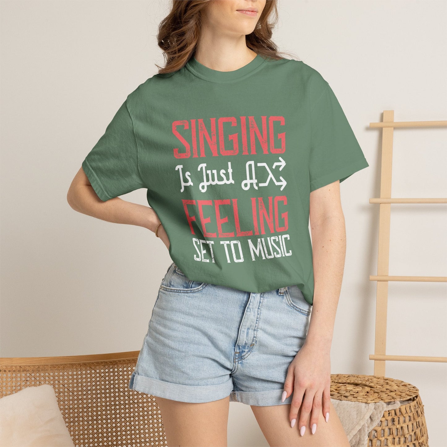 Music Graphic Design Unisex Cotton T-shirt  m43