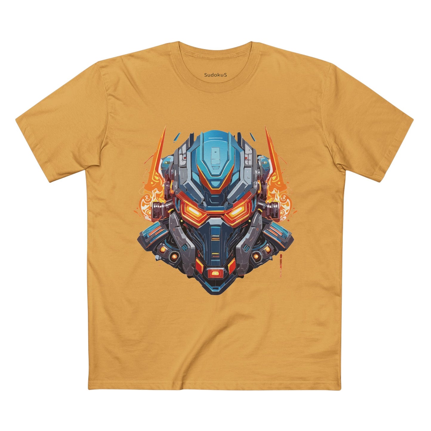 Cyborg Robot Graphic Unisex 100 Cotton Staple Tee 17