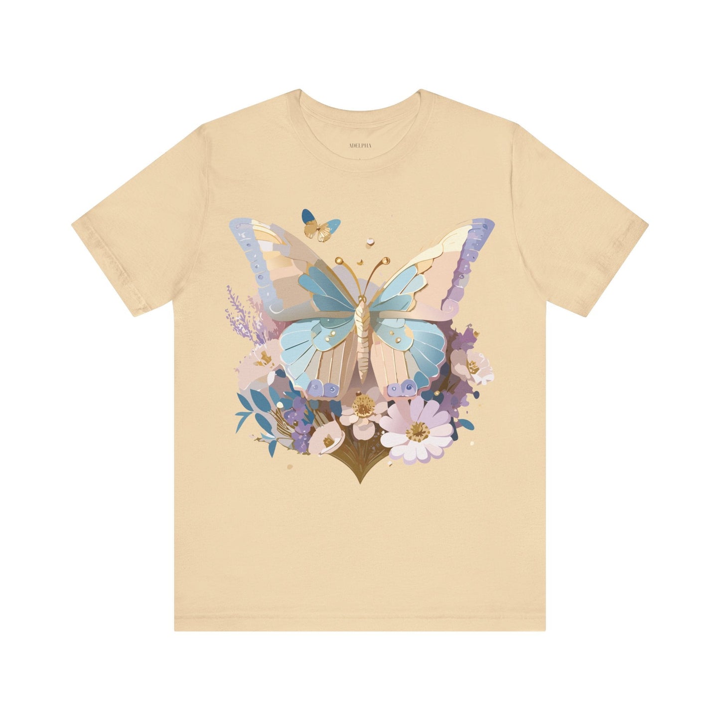 Adelpha Vintage Inspired Graphic T Shirt Unisex Short Sleeve