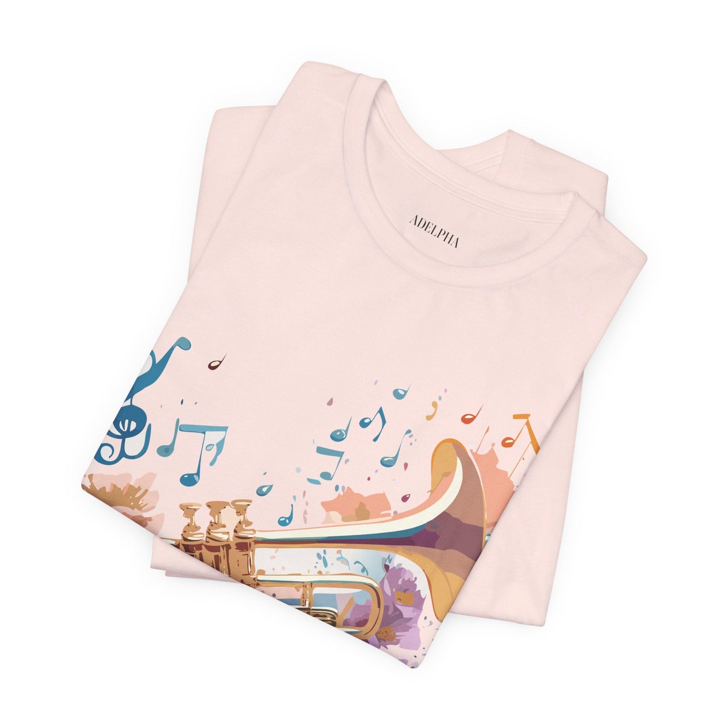 Music Graphic T Shirt Unisex Vintage Inspired Art Tee Adelpha Short Sleeve Design