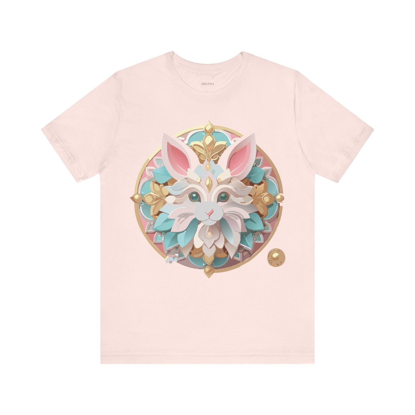 Medallion Graphic Unisex 100 Cotton Vintage Animal Medal Artwork Tee 88