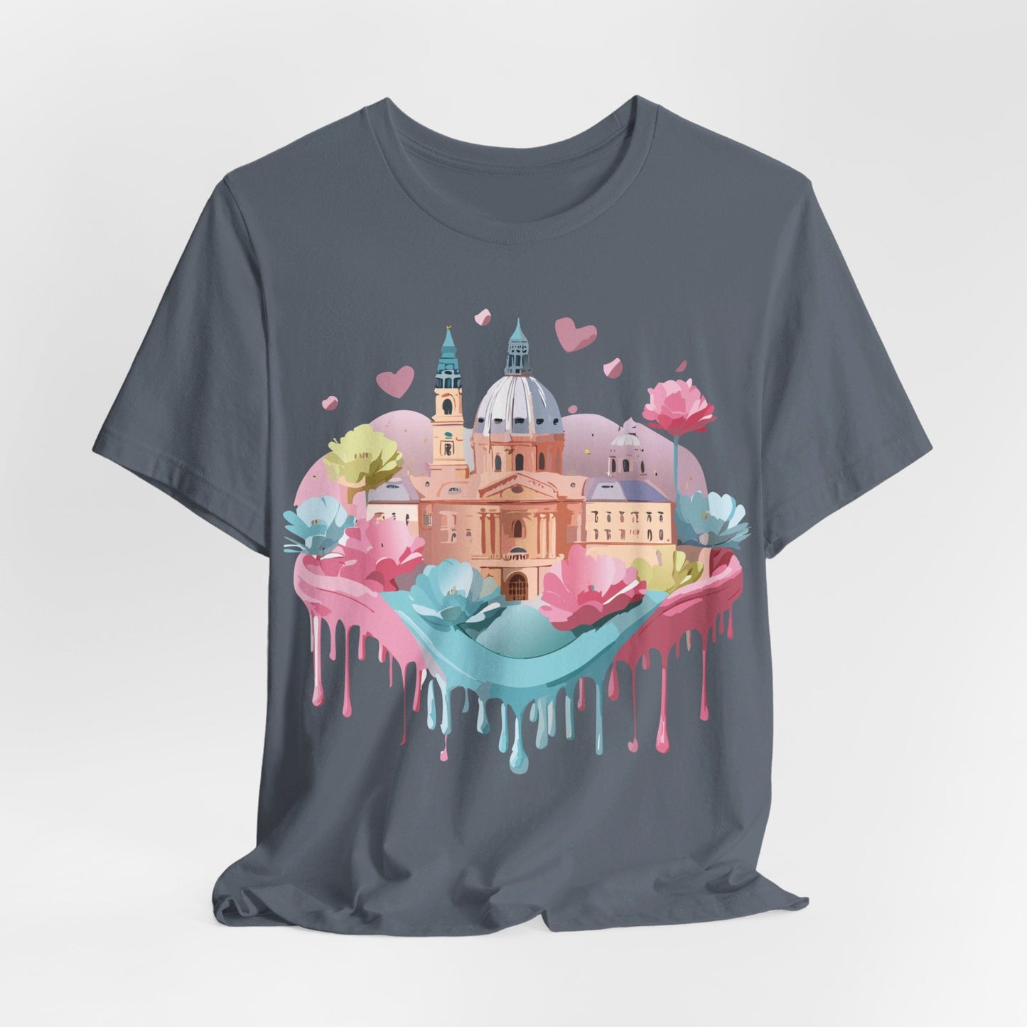 Prague Tourist Graphic Tee By Adelpha Unisex Vintage Inspired Art Shirt Original Artwork