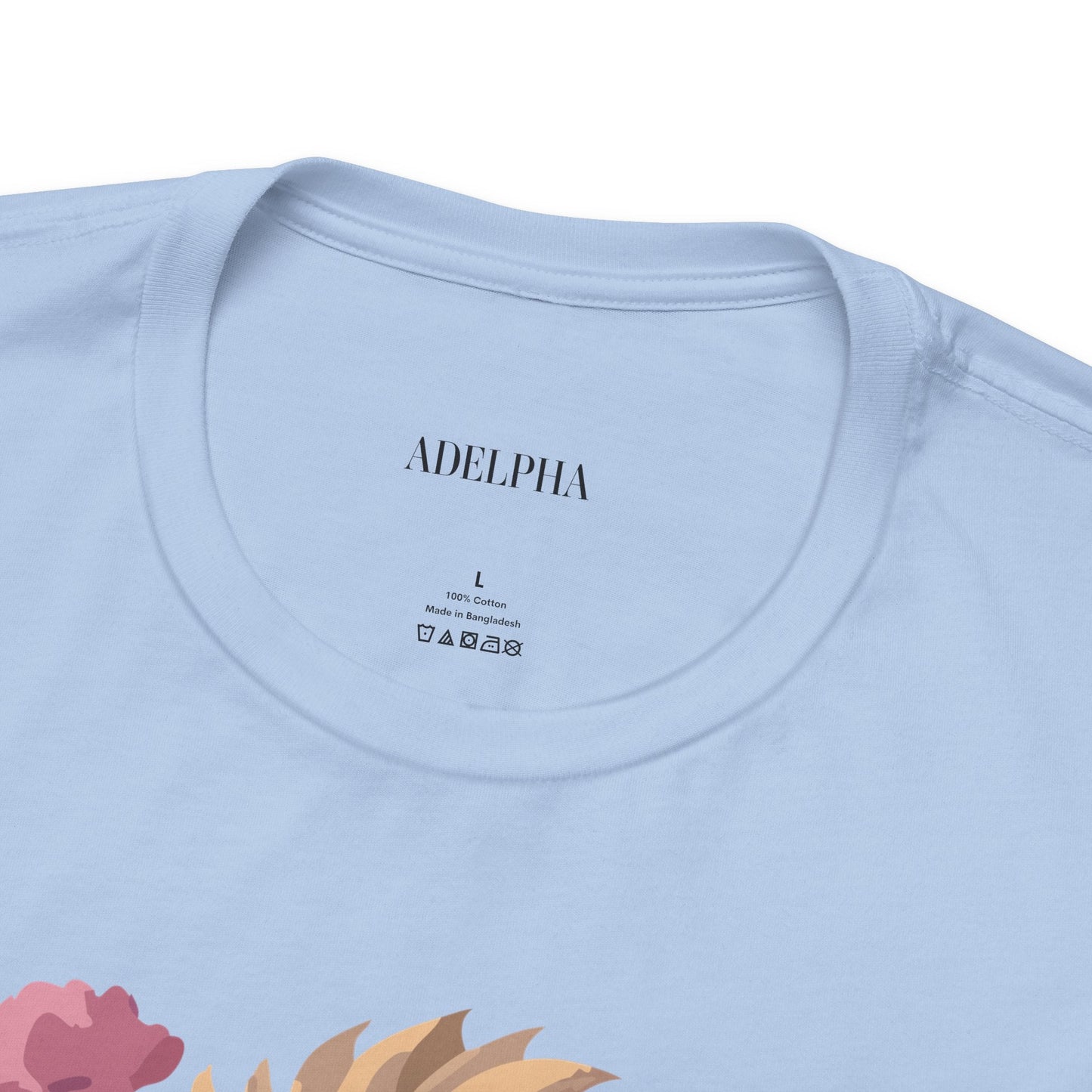 Adelpha Lion Shirt Unisex Graphic Tee Short Sleeve Vintage Style Lion Design Artwork