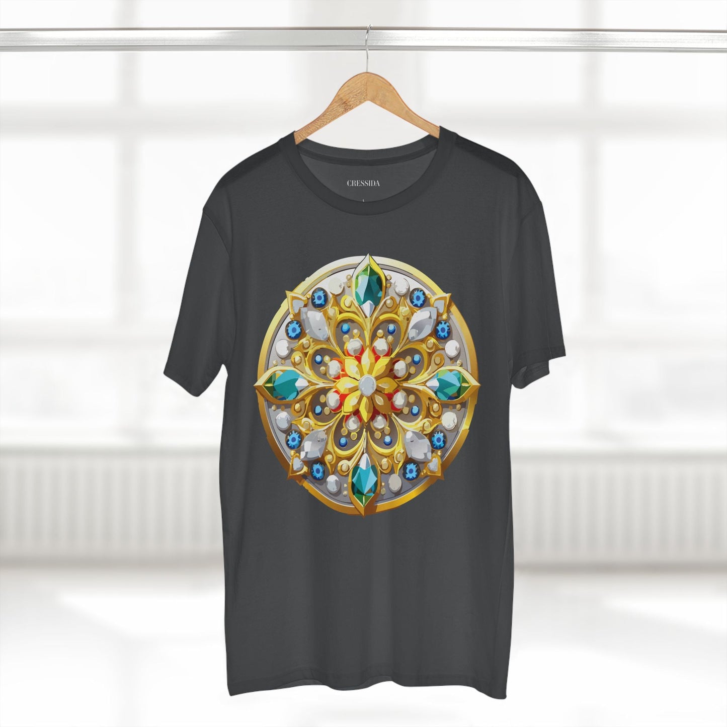 Medallion Graphic T-Shirt Unisex 100 Cotton With Gold Art Design Medal Tee 2