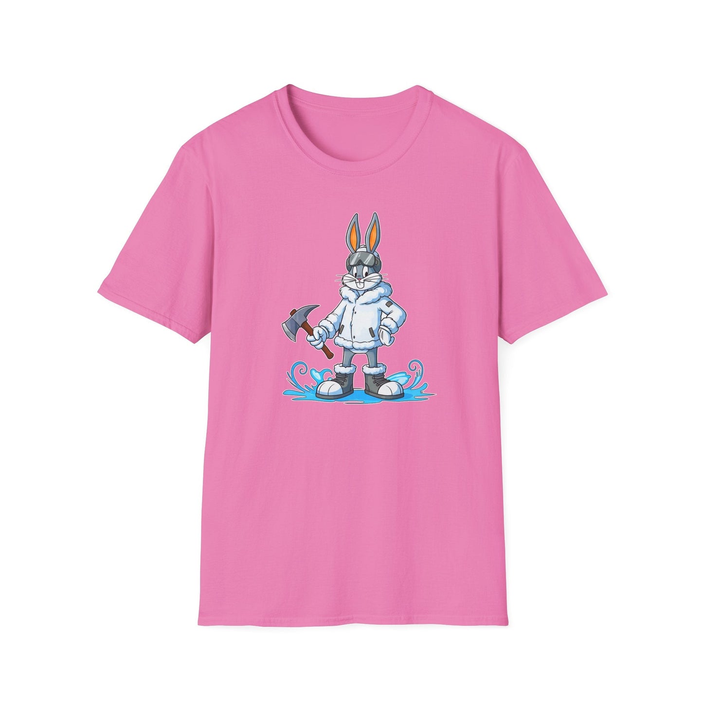 Bugs Bunny T Shirt Unisex Cartoon Animation Graphic Tee Softstyle Short Sleeve By Gildan 64000