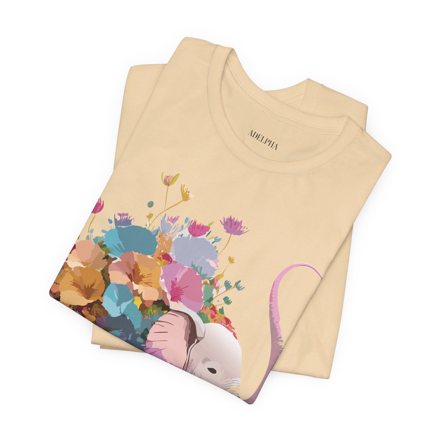 Elephant Graphic Unisex 100 Cotton Jersey Vintage Art Design Tee 13