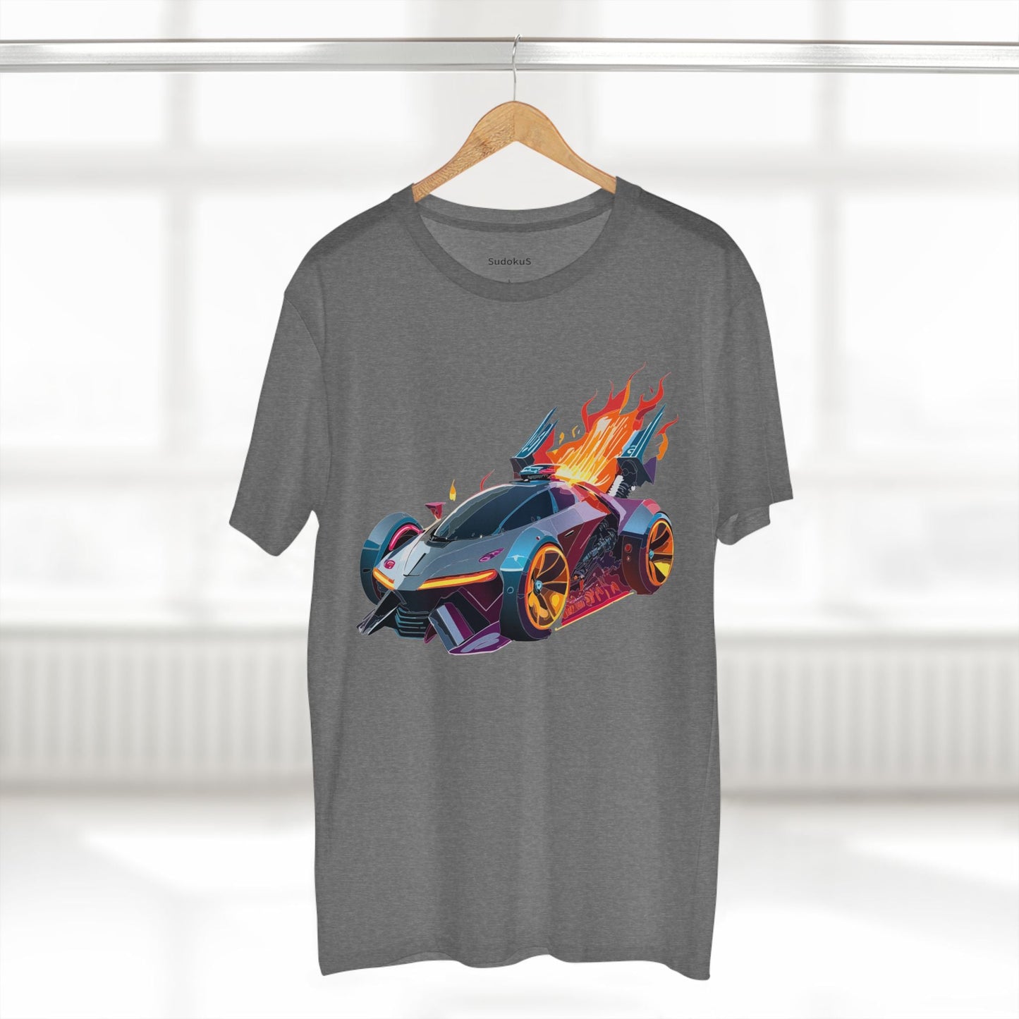 Car Graphic Unisex 100 Cotton Staple Tee 2