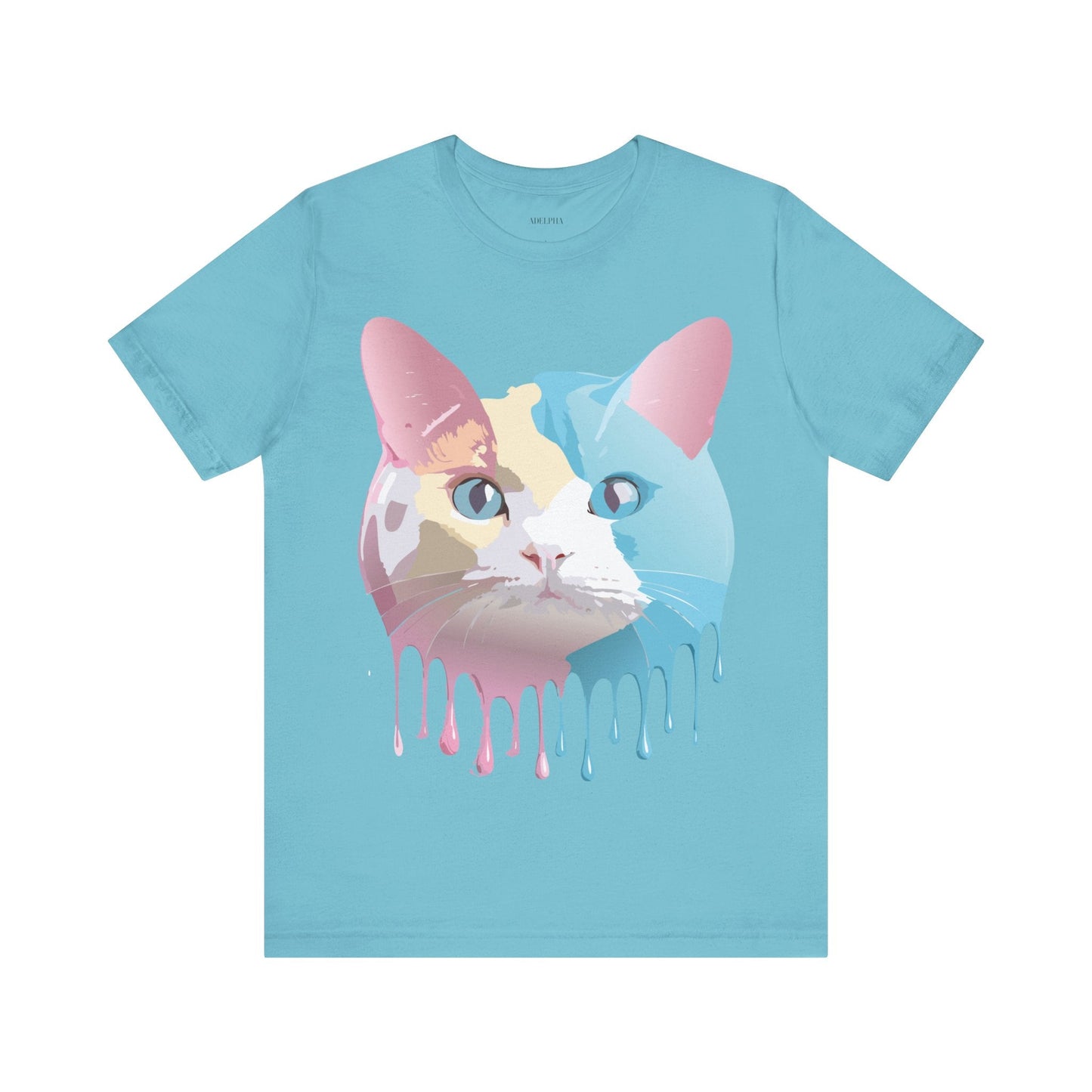 Cat Graphic Tee Unisex Jersey Short Sleeve By Adelpha Art Design