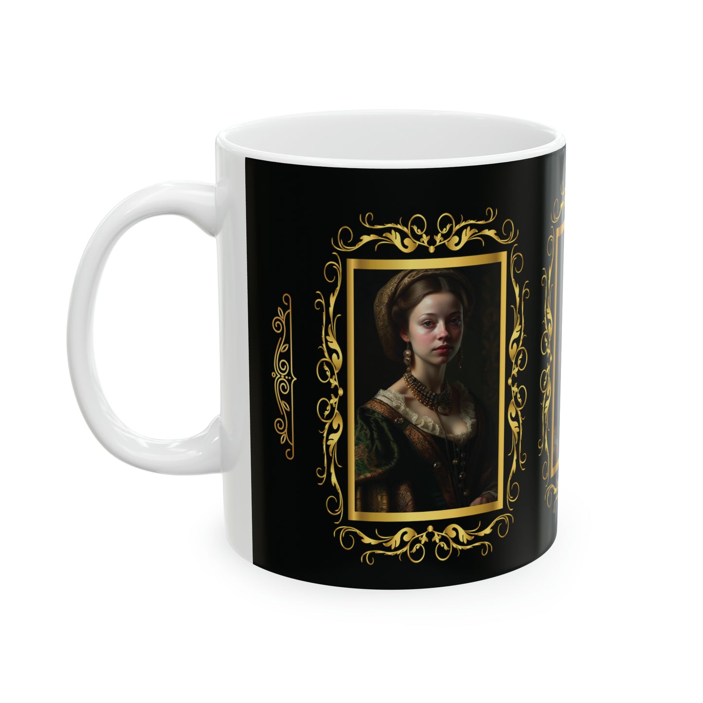 Tasse à café et à thé avec portraits antiques