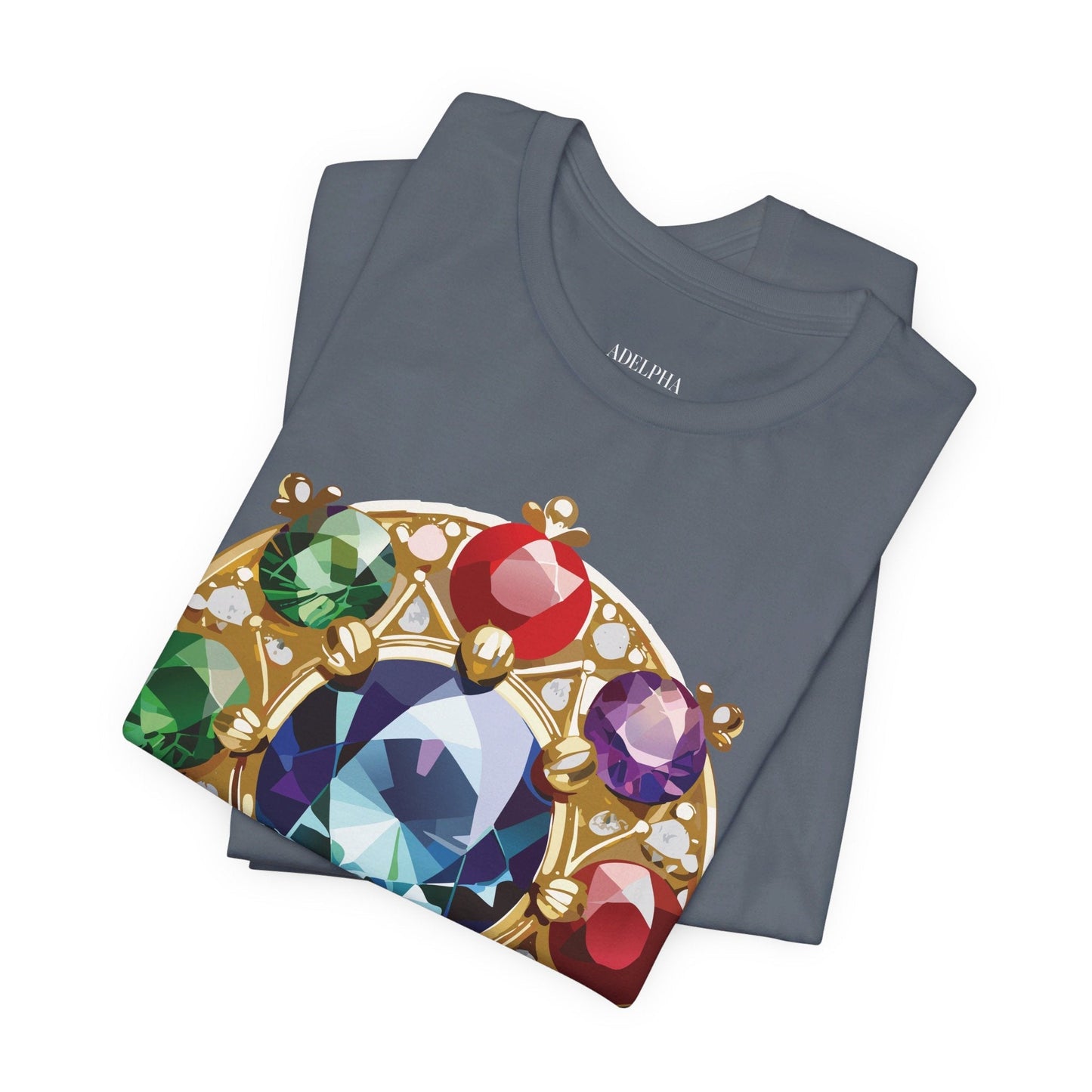 Jewelry Graphic Unisex 100 Cotton Vintage Treasure Art T-Shirt 39