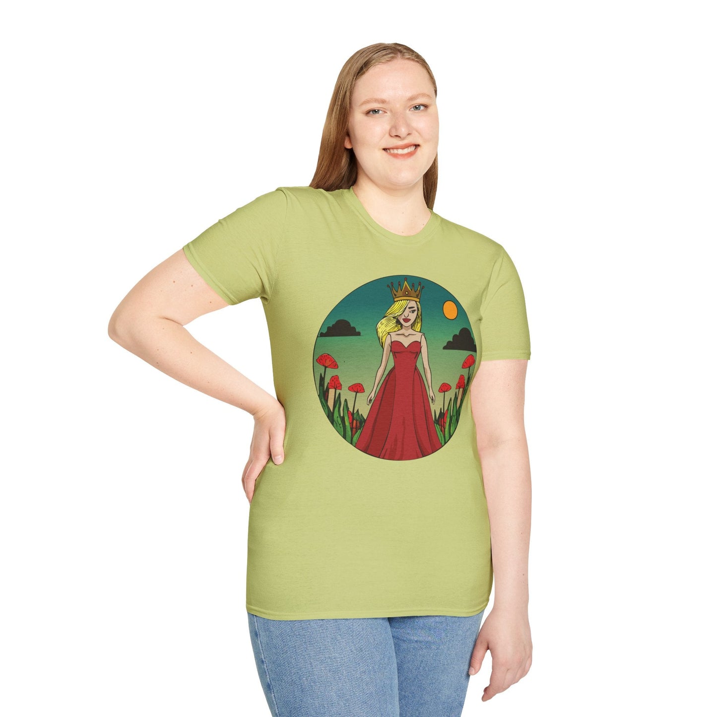 Womens Graphic T Shirt Art Design Tee Unisex Softstyle 64000 Ring Spun Cotton Daily Wear