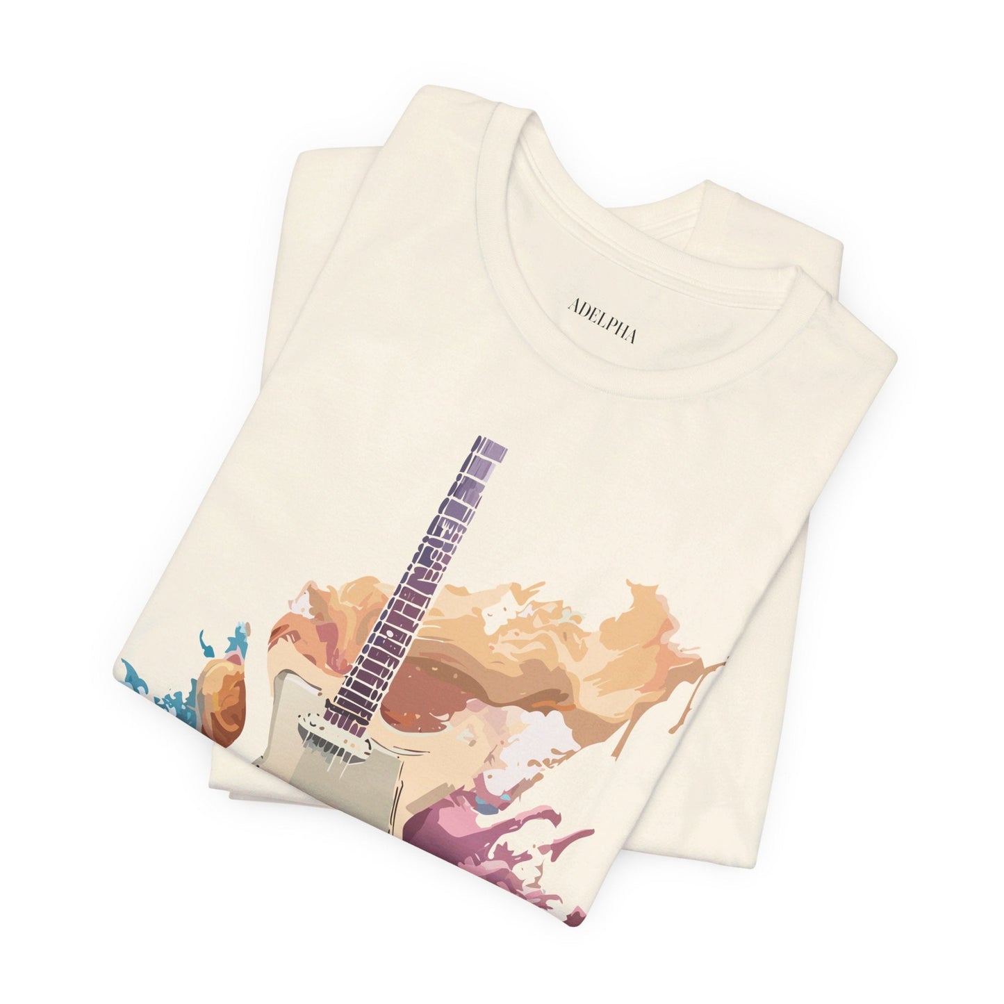 Adelpha Graphic Music T Shirt Unisex Vintage Inspired Art Tee With Original Artwork