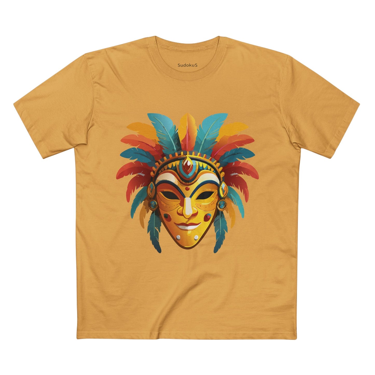 Mask Graphic Unisex 100 Cotton Staple Tee 3