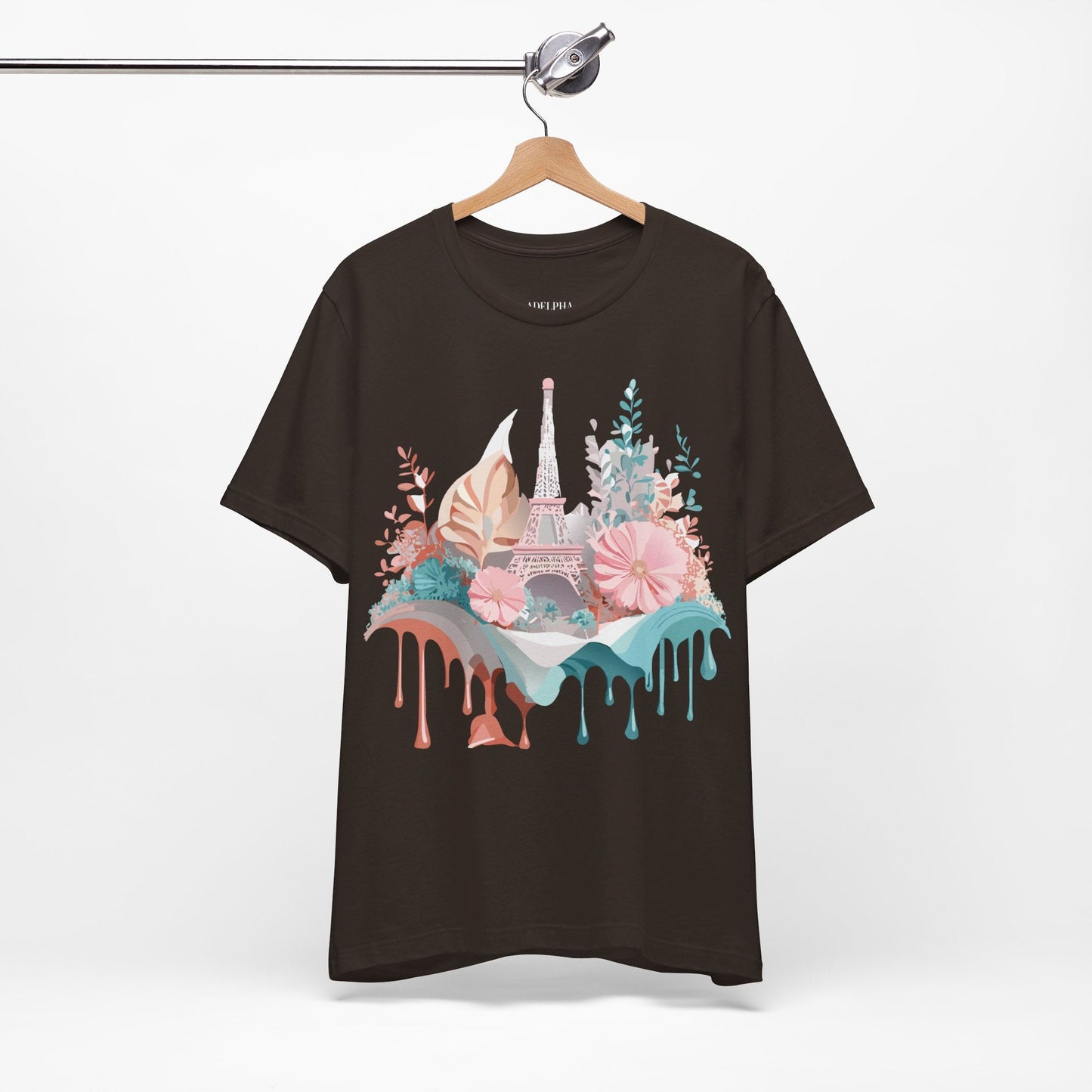 Unisex Paris Graphic T Shirt By Adelpha Vintage Inspired Art Tee Short Sleeve Casual Wear