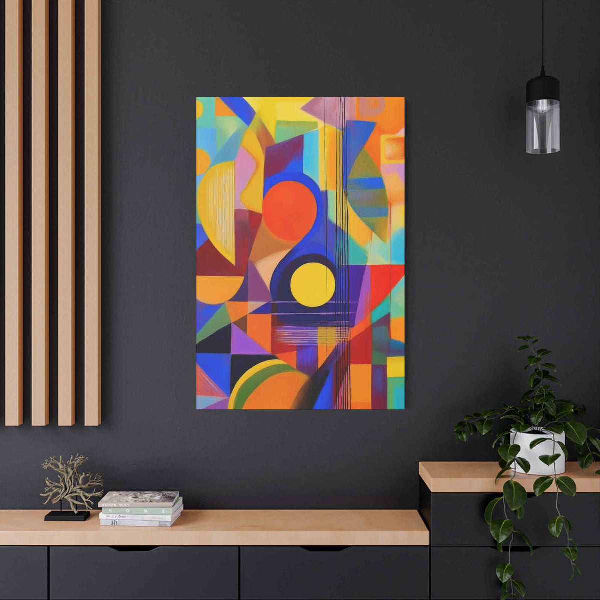 Abstract Painting Print Canvas 20x24,20x30,24x30, 24x32,24x36,30x40, 32x48,36x48,40x60 Pine-Wood Inner Frame ABS-9
