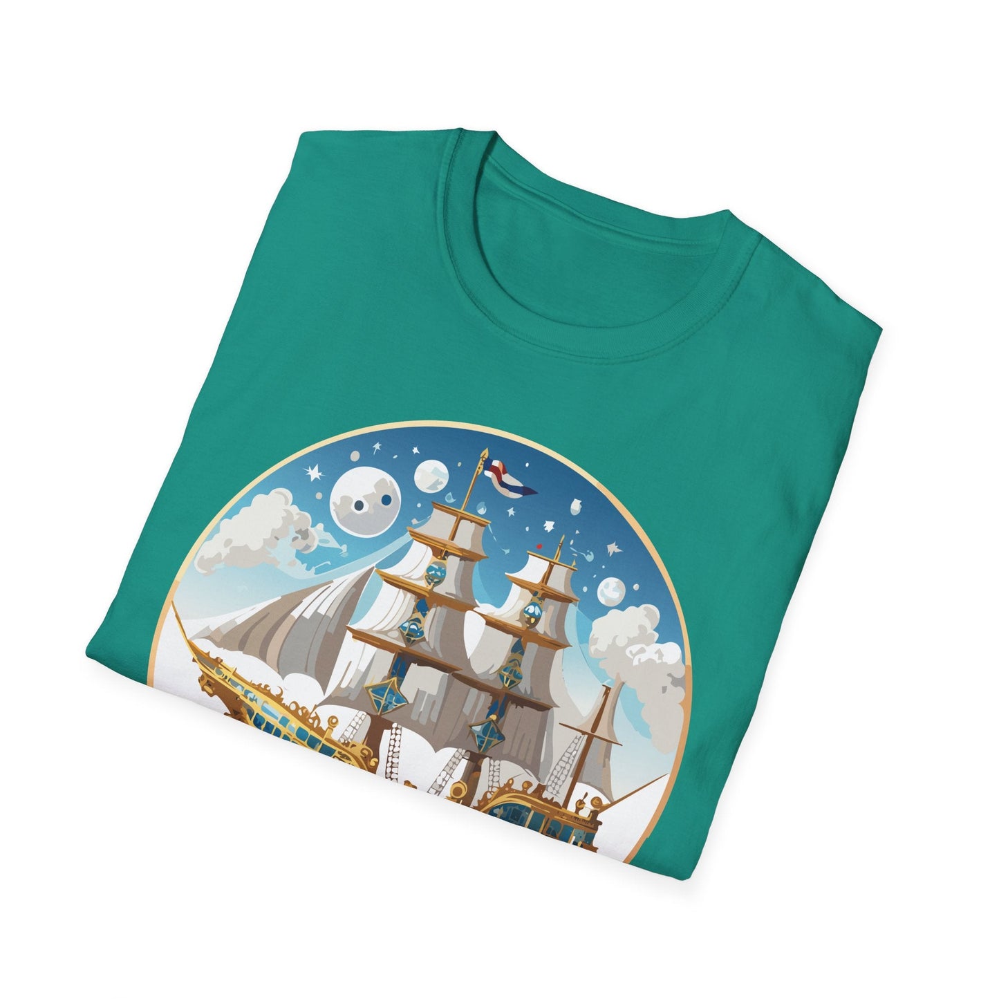 Ship T Shirts Frigate T Shirts Vessel Tee Shirt Unisex Softstyle 100 Percent Ring Spun Cotton Tee