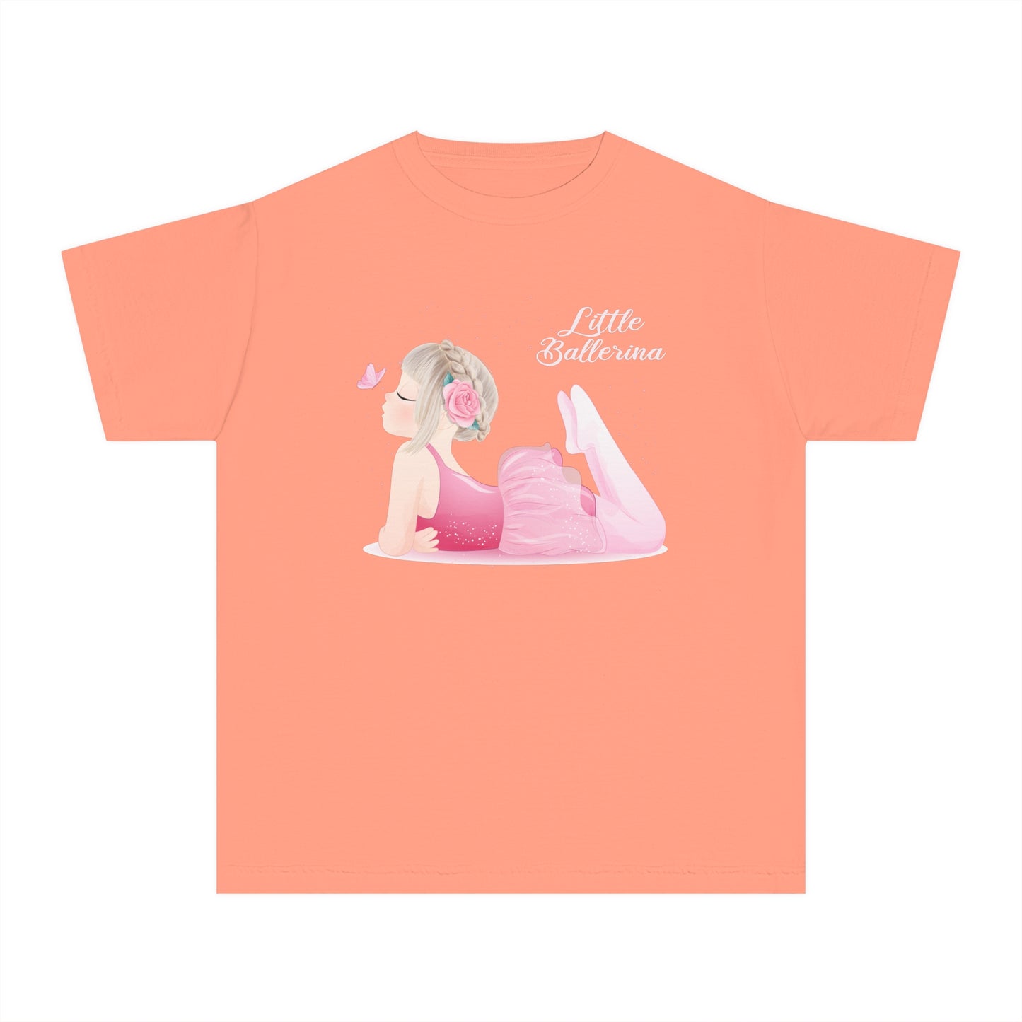 Youth Tee Shirt with Little Ballerina