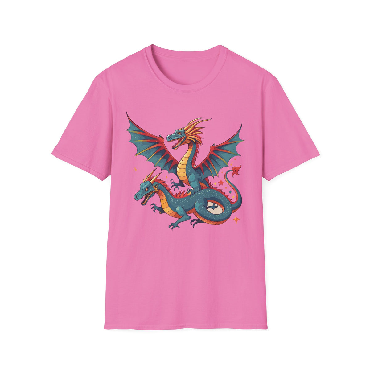 Dragon Graphic Tee Gildan Unisex 100 Cotton Tee Shirt with Animal a40