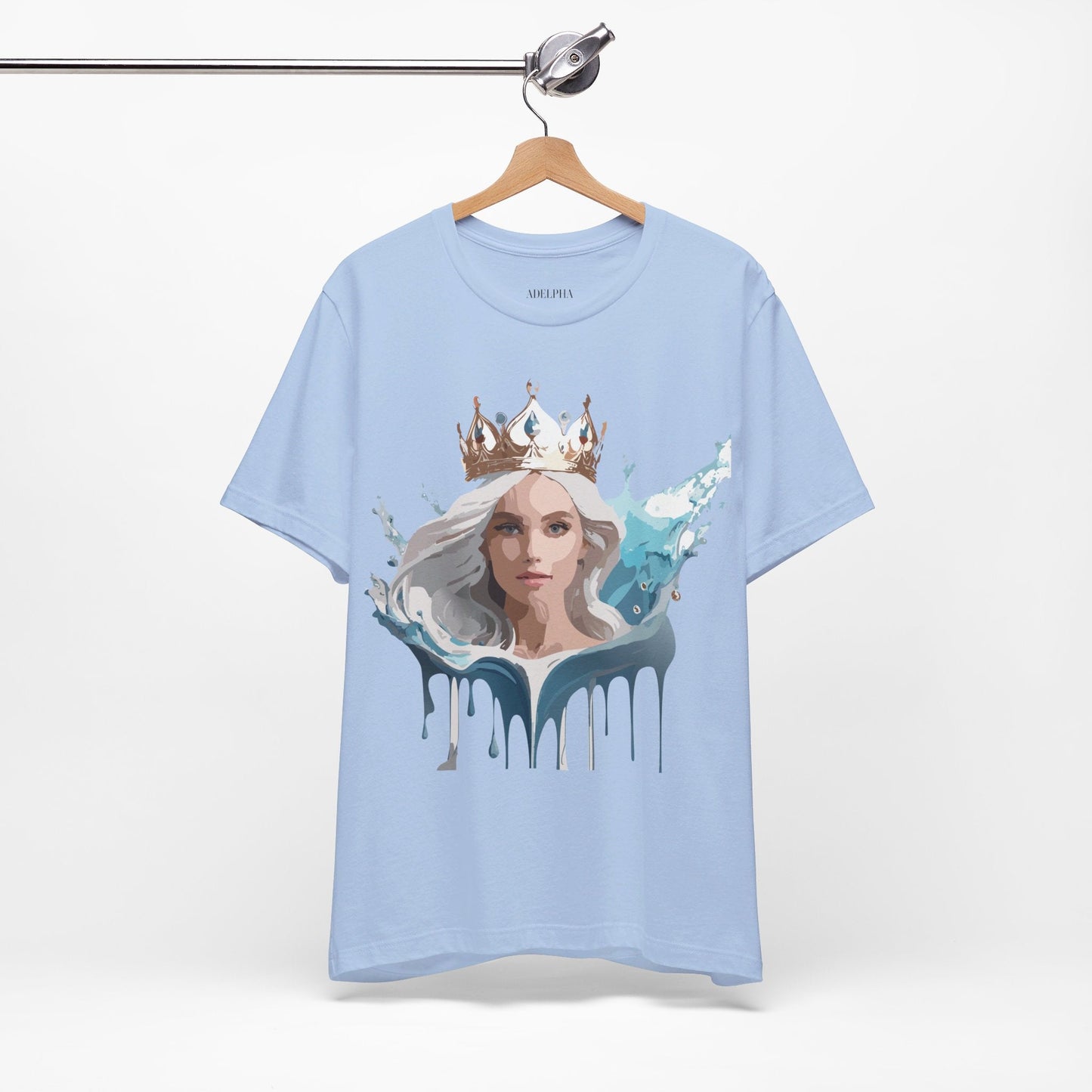 Queen Graphic T Shirt By Adelpha Unisex Jersey Short Sleeve Vintage Inspired Art Tee