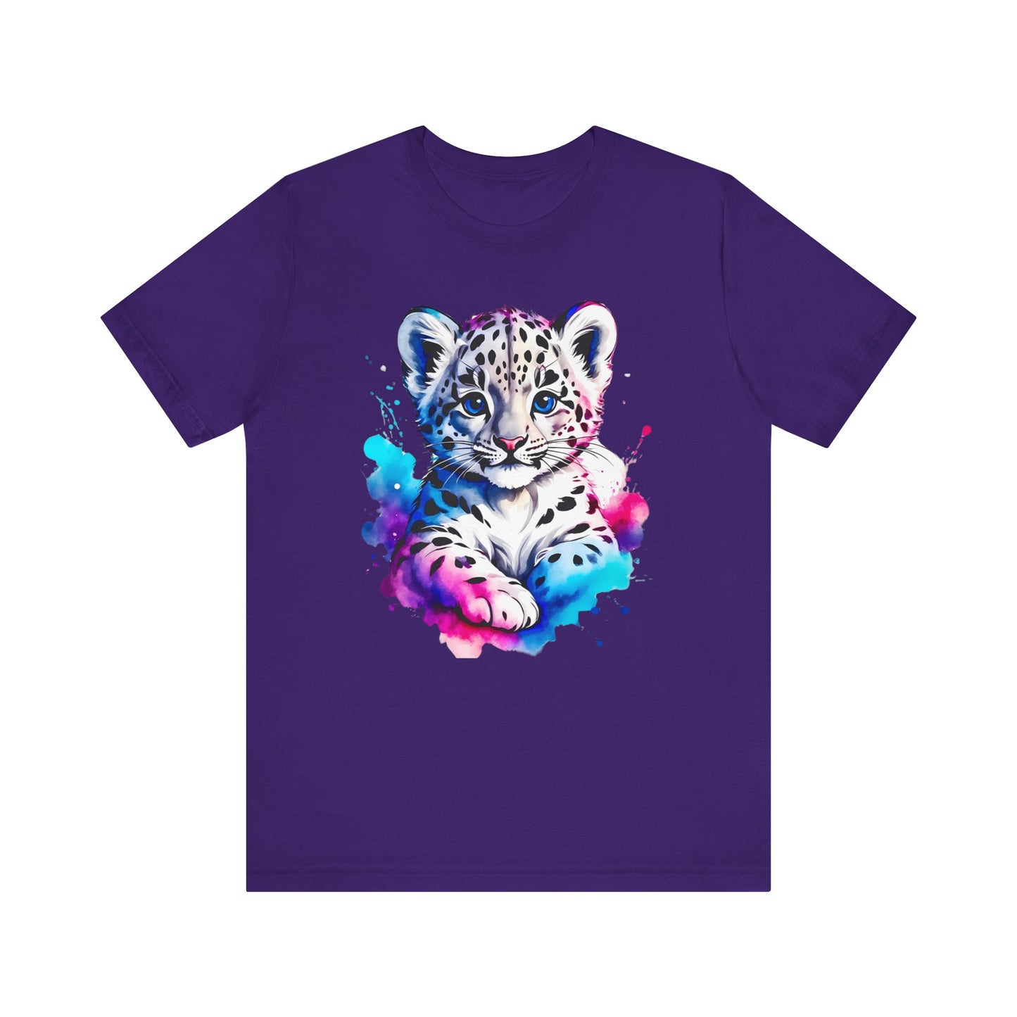 Baby Leopard Shirt, Cute Leopard Tee Shirt, Animal T-Shirt, Gepard Top, Animal Tees, Art Design T-Shirt, Graphic Tee