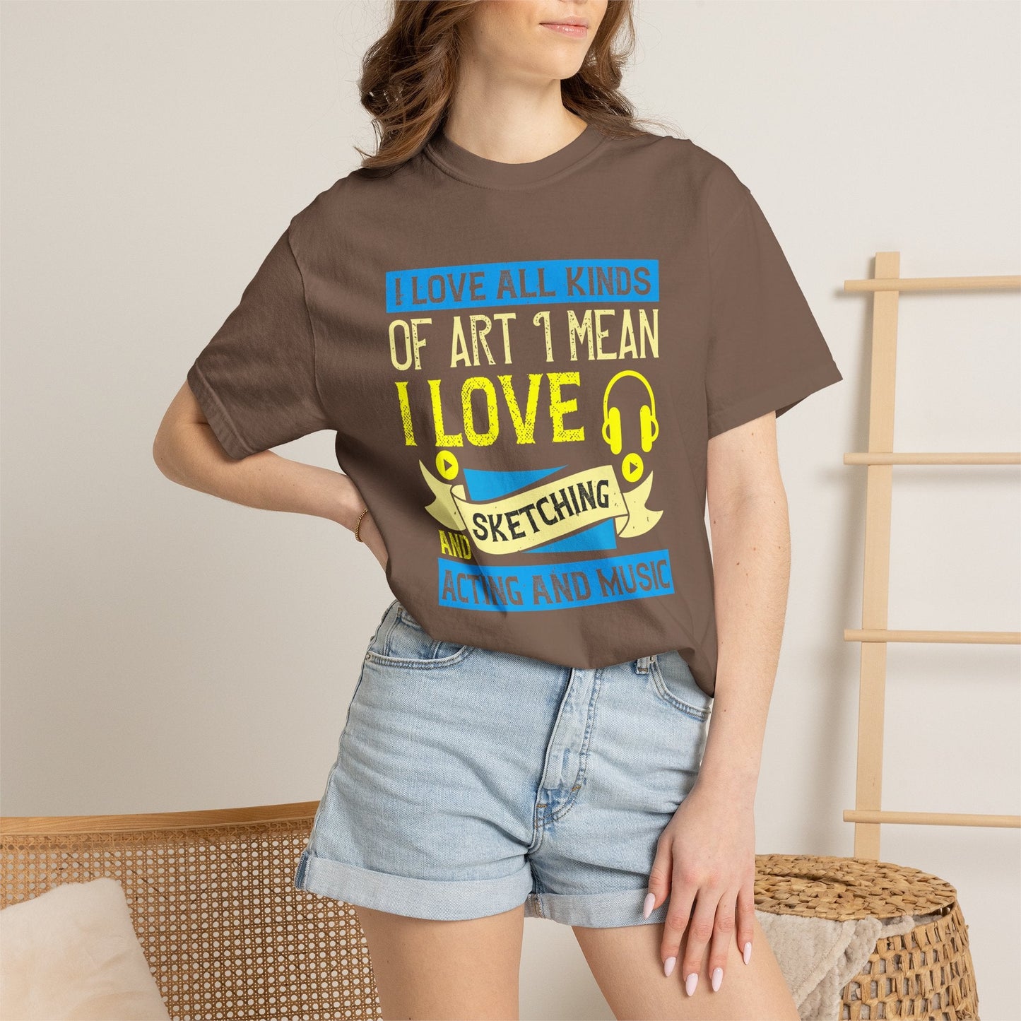 Music Graphic Design Unisex Cotton T-shirt m10