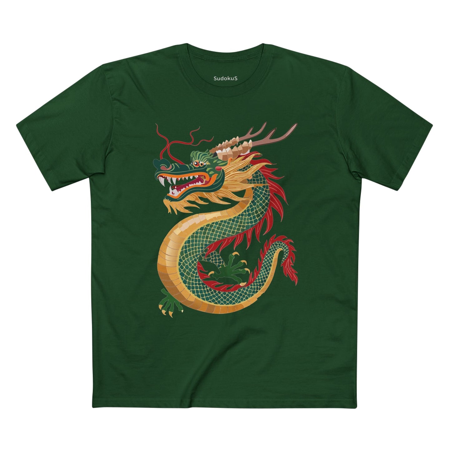 Dragon Graphic Unisex 100 Cotton Staple Tee 12