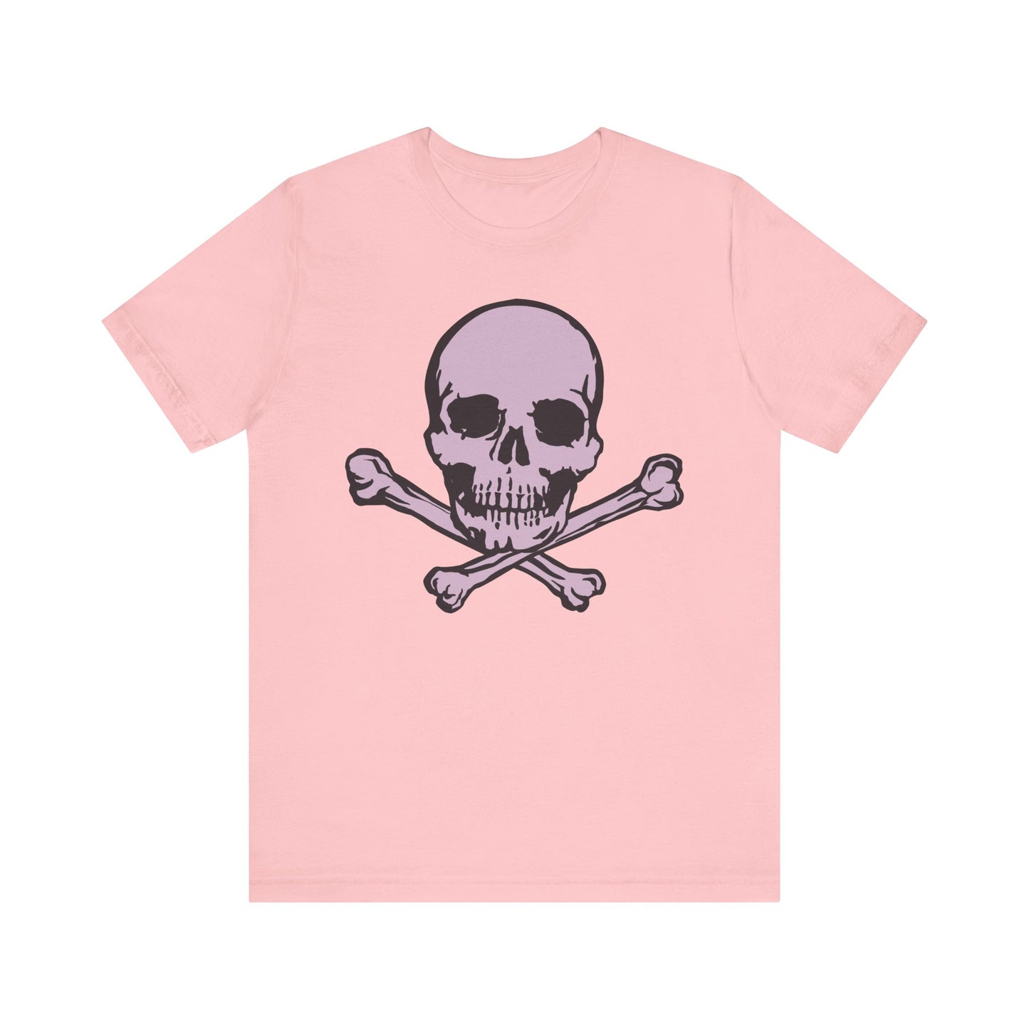 2-Pink Skull Graphic Design Tee, Skull Shirt, Vintage Tees, Art Design T-Shirt, Vintage Graphic Tee, Art Shirts with Skulls