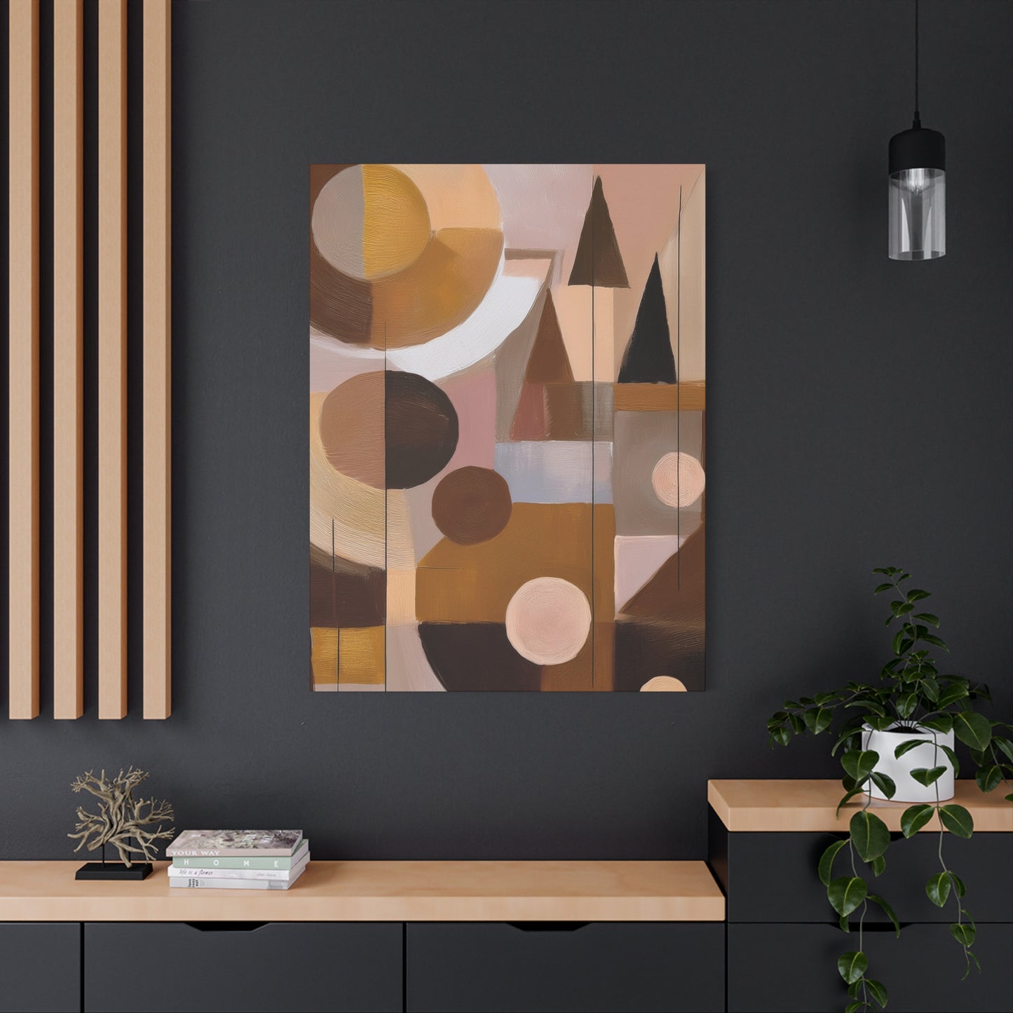 Abstract Geometric Painting Print Canvas 20x24,20x30,24x30 24x32,24x36,30x40 32x48,36x48,40x60 Pine-Wood Inner Frame ABS-51