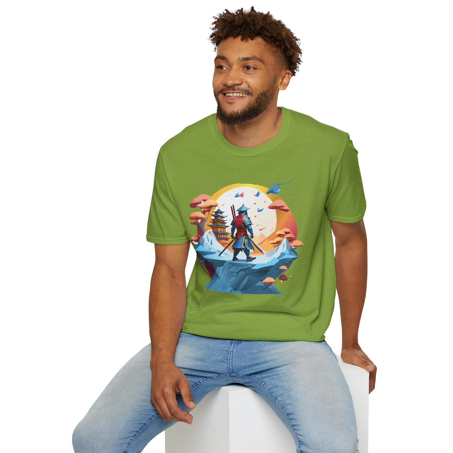 Samurai Shirt Unisex T Shirt Softstyle 64000 Gildan Tee For Everyday Comfort Durable Breathable