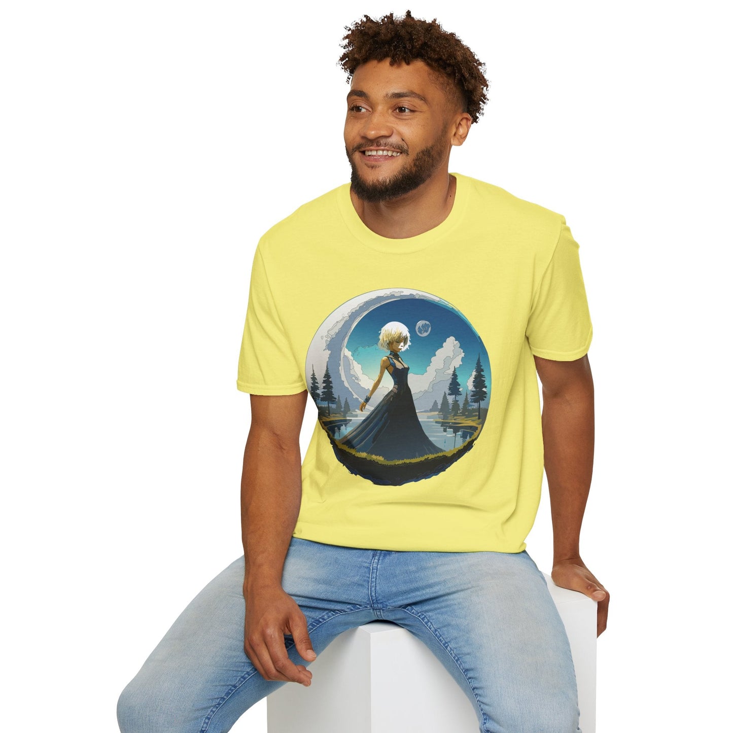 Womens Graphic T Shirt Art Design Tee Gildan Softstyle 64000 Unisex Short Sleeve