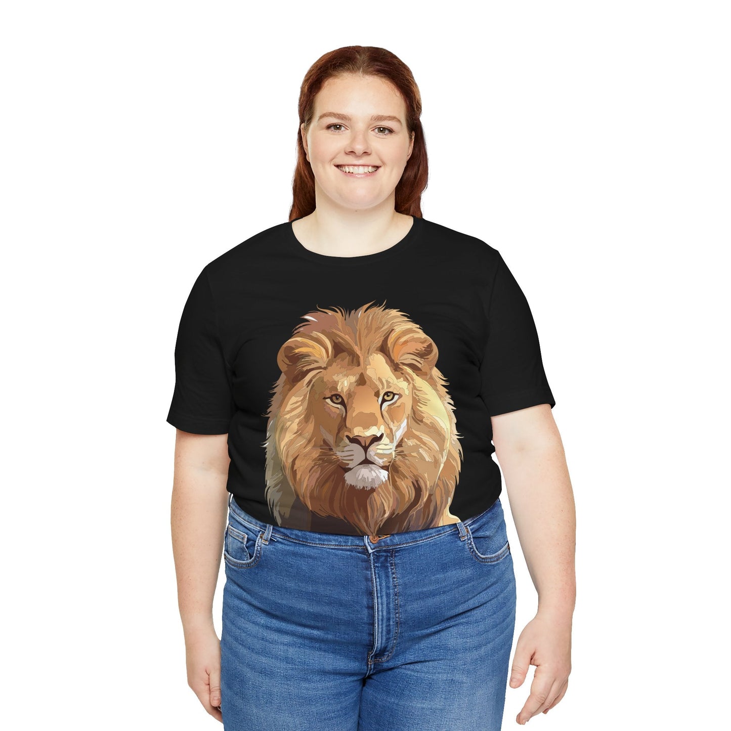Unisex Animal Art Tee Shirt With Wild Animals Design Gildan 64000 Softstyle Cotton